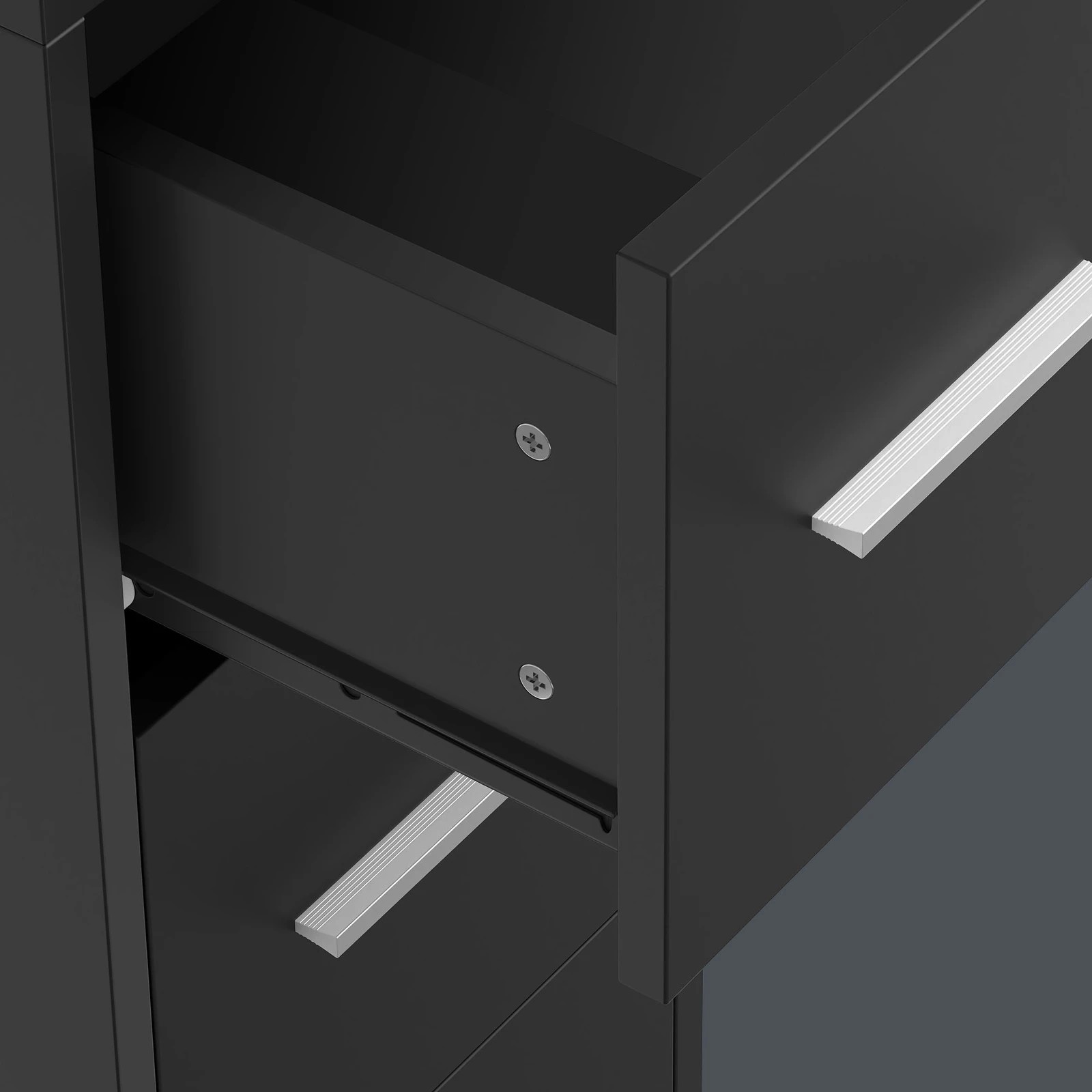 7 Alfordson Dressing Table Stool Set Makeup Mirror Vanity Desk LED Bulbs - Black, 7 of 10