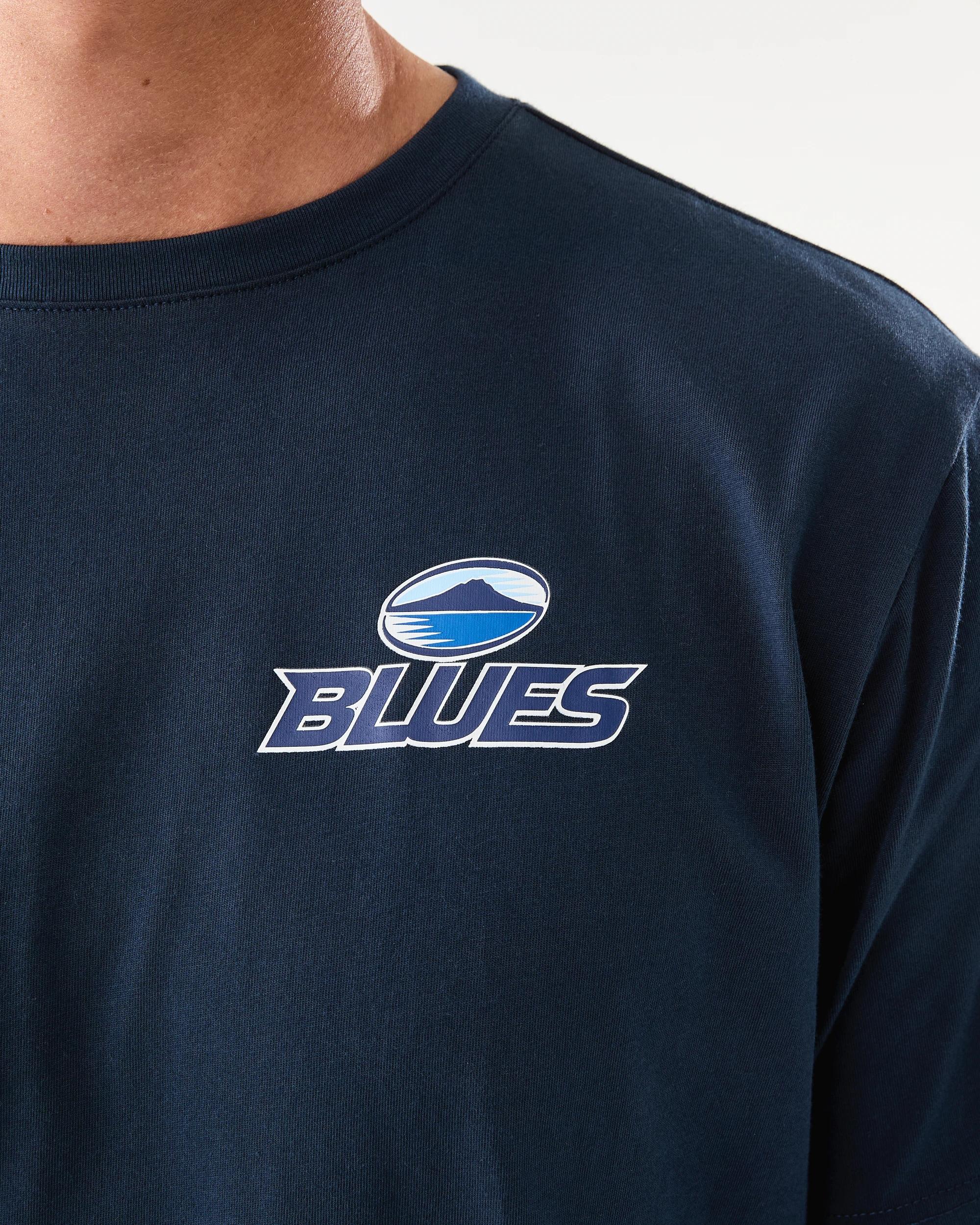 7 Official Super Rugby Adult Jersey T-shirt Blues, 7 of 8