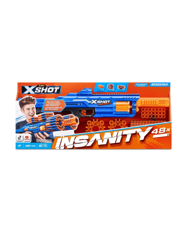 Zuru X-Shot Insanity Berzerko Blaster 48 D