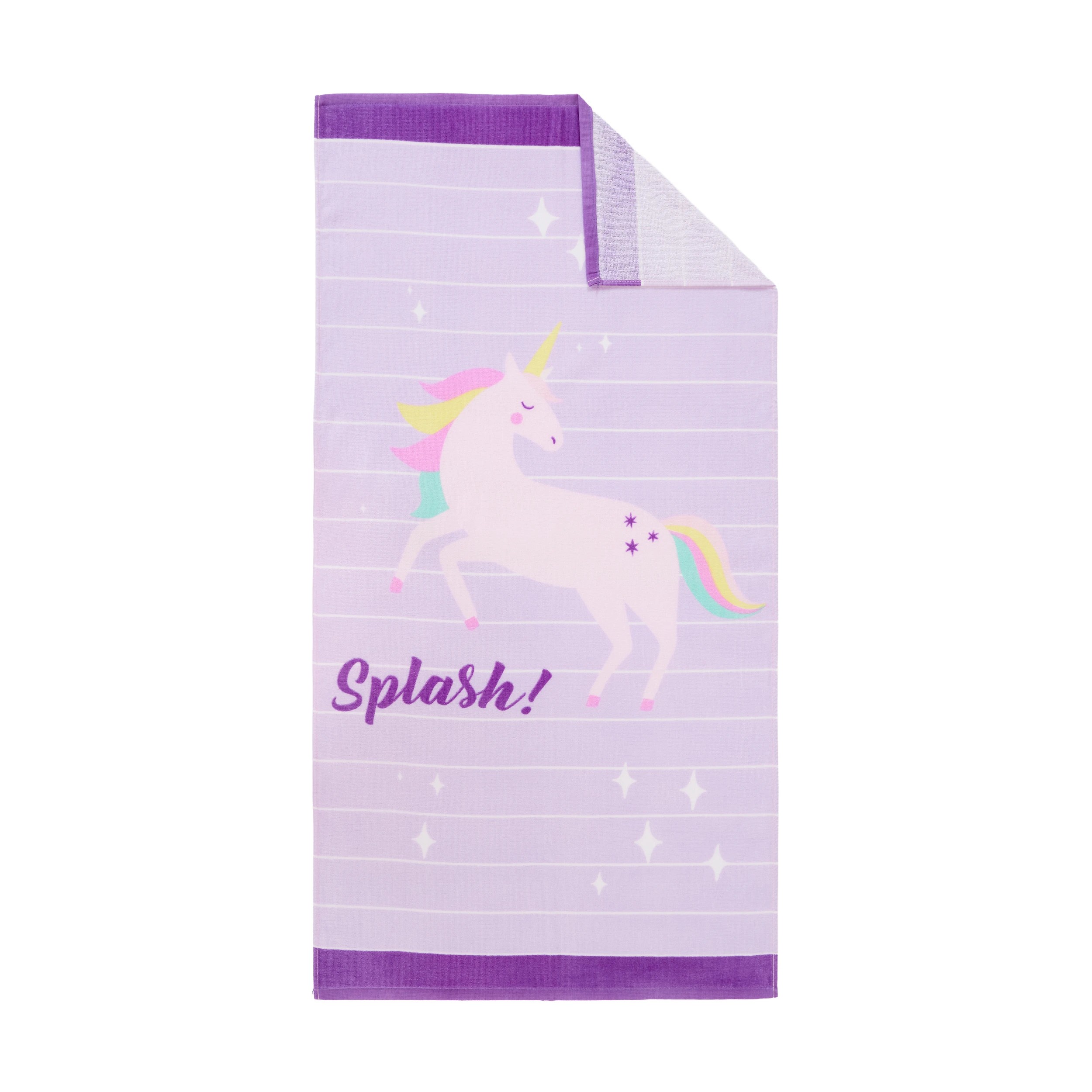 4 Australian Cotton Beach Towel - Unicorn, 4 of 6