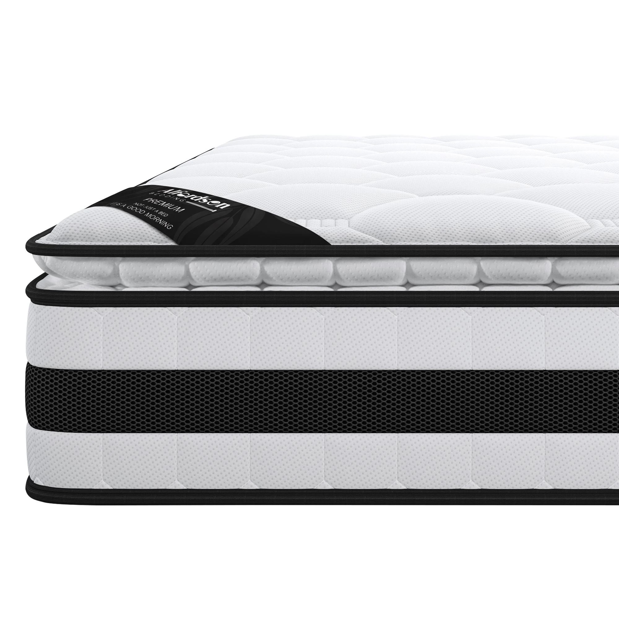 4 Alfordson 22cm Mattress Pillow Top Memory Foam Medium Firm - Double Bed, 4 of 10