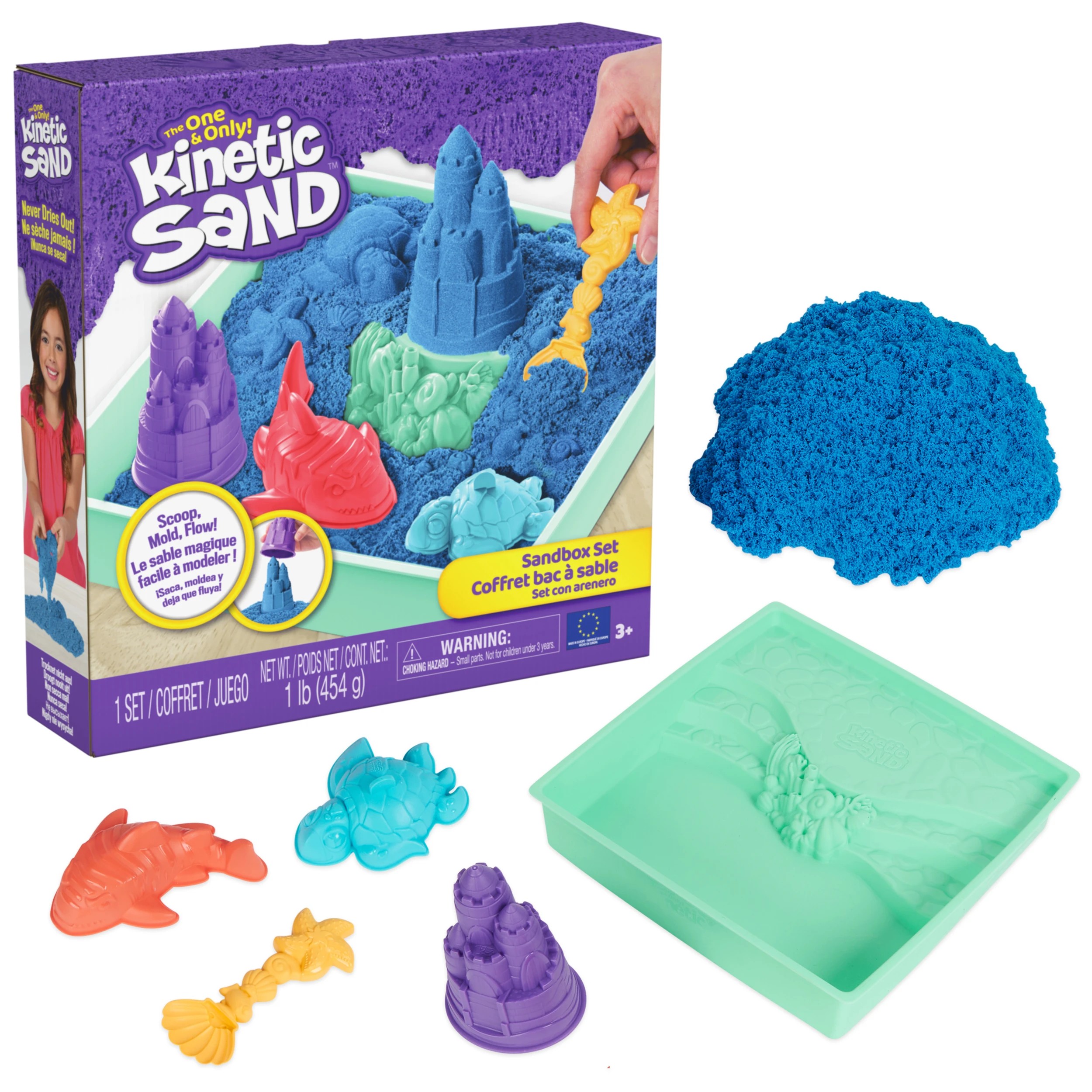 1 Kinetic Sand Sandbox Set - Multi, 1 of 8