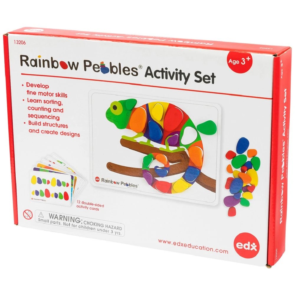 EDX Education Rainbow Pebble Activity Set - Kmart