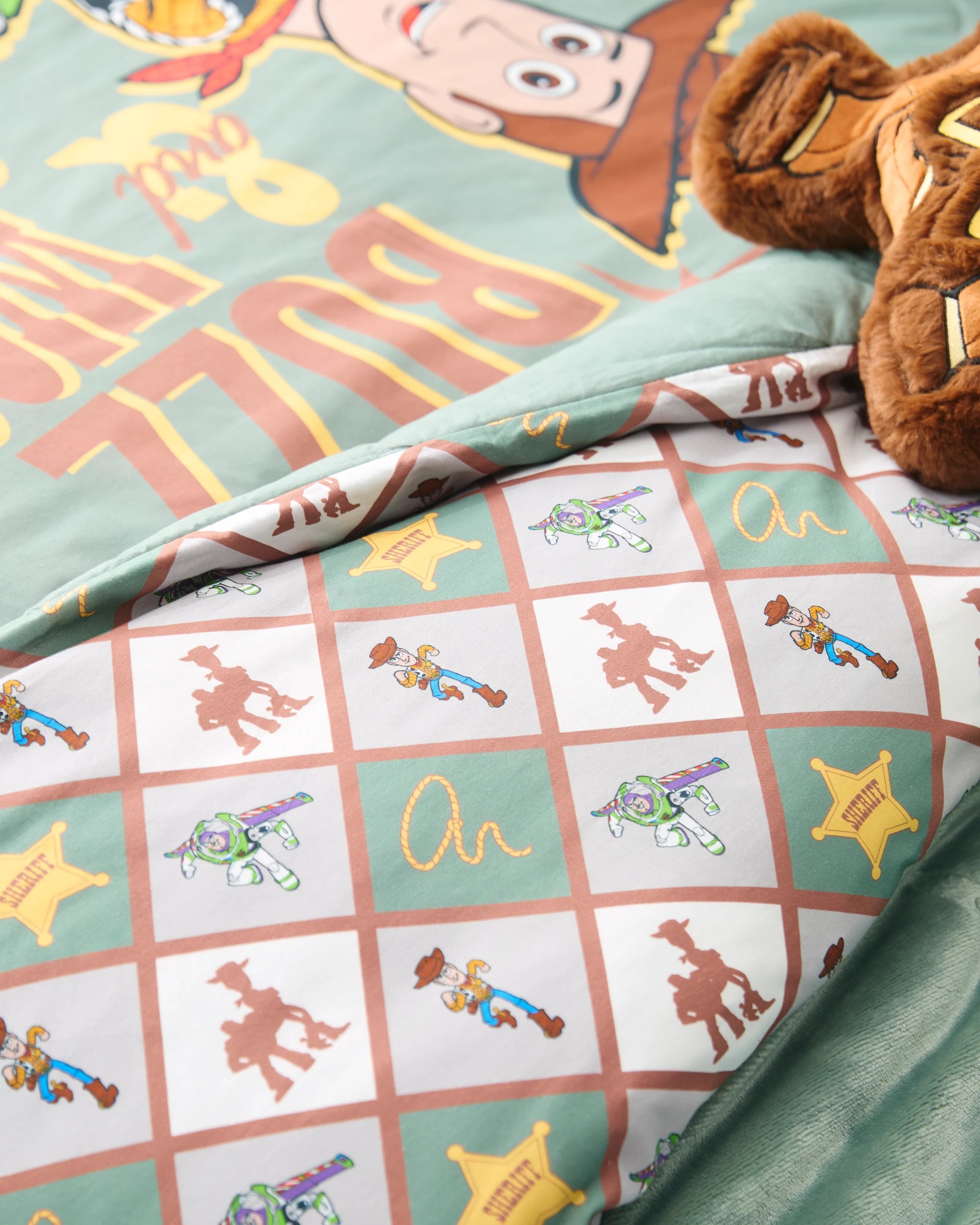 5 Disney Toy Story Australian Cotton Quilt Cover Set - Double Bed - Green, 5 of 7
