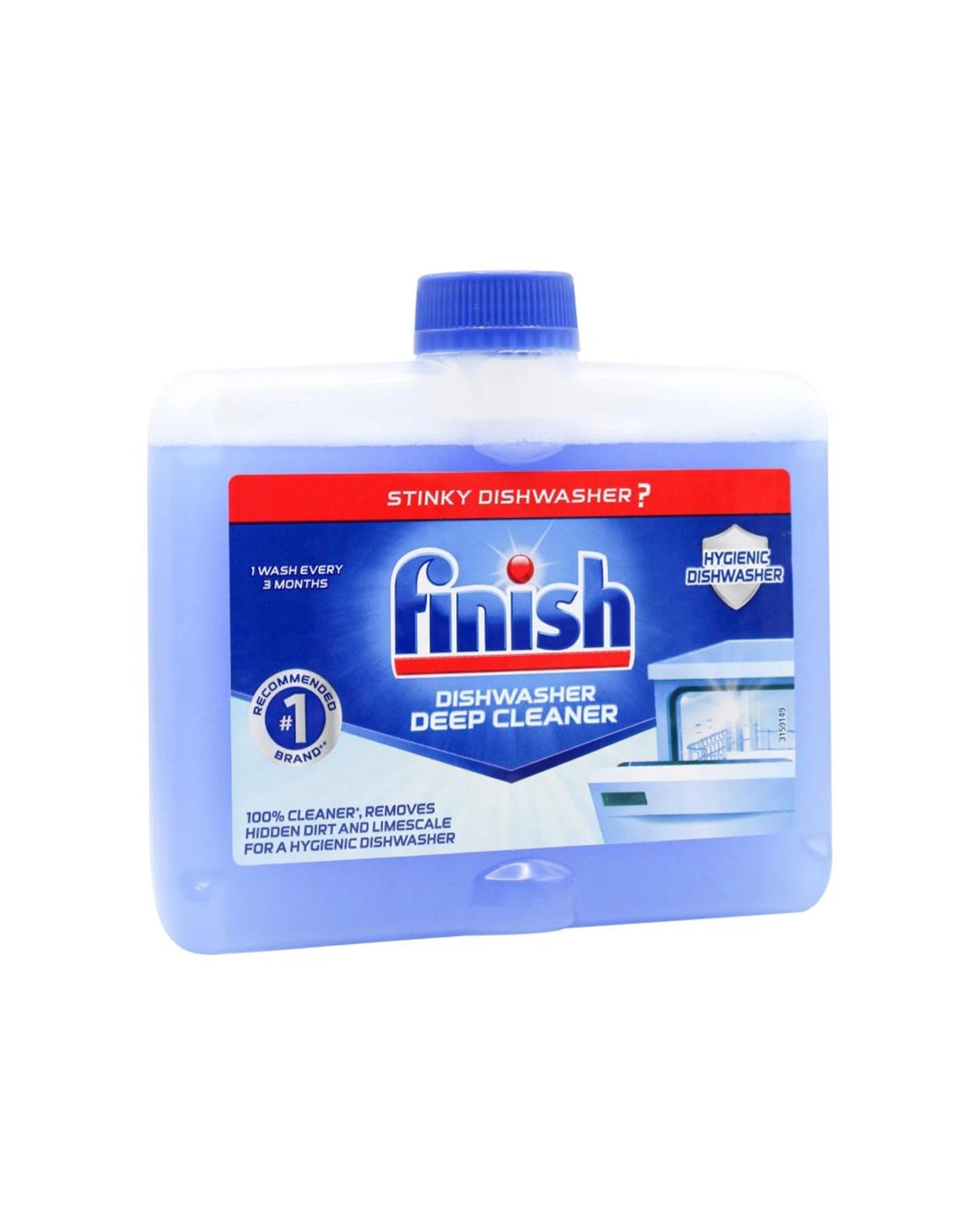 3 Finish Dishwasher Deep Cleaner Liquid Canister 250ml - Limescale Remover, 3 of 3