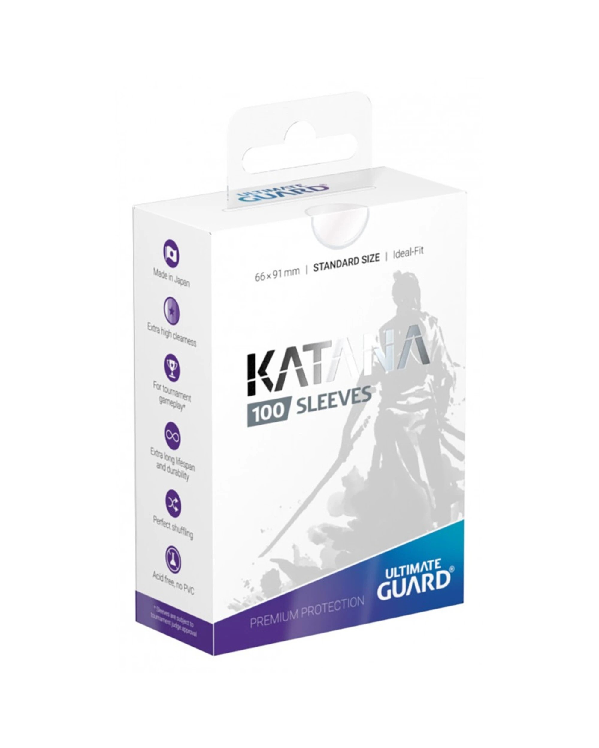 1 Ultimate Guard TCG - Katana Sleeves - Transparent, 1 of 1