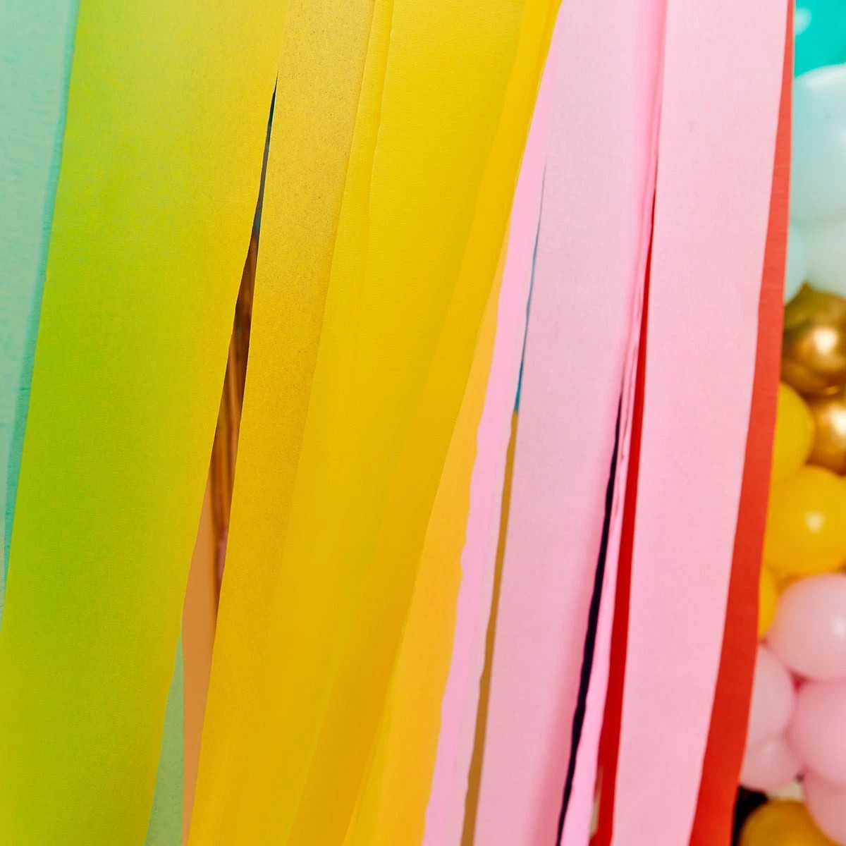 8 10 Piece Paper Streamer Backdrop - Brights, 8 of 8
