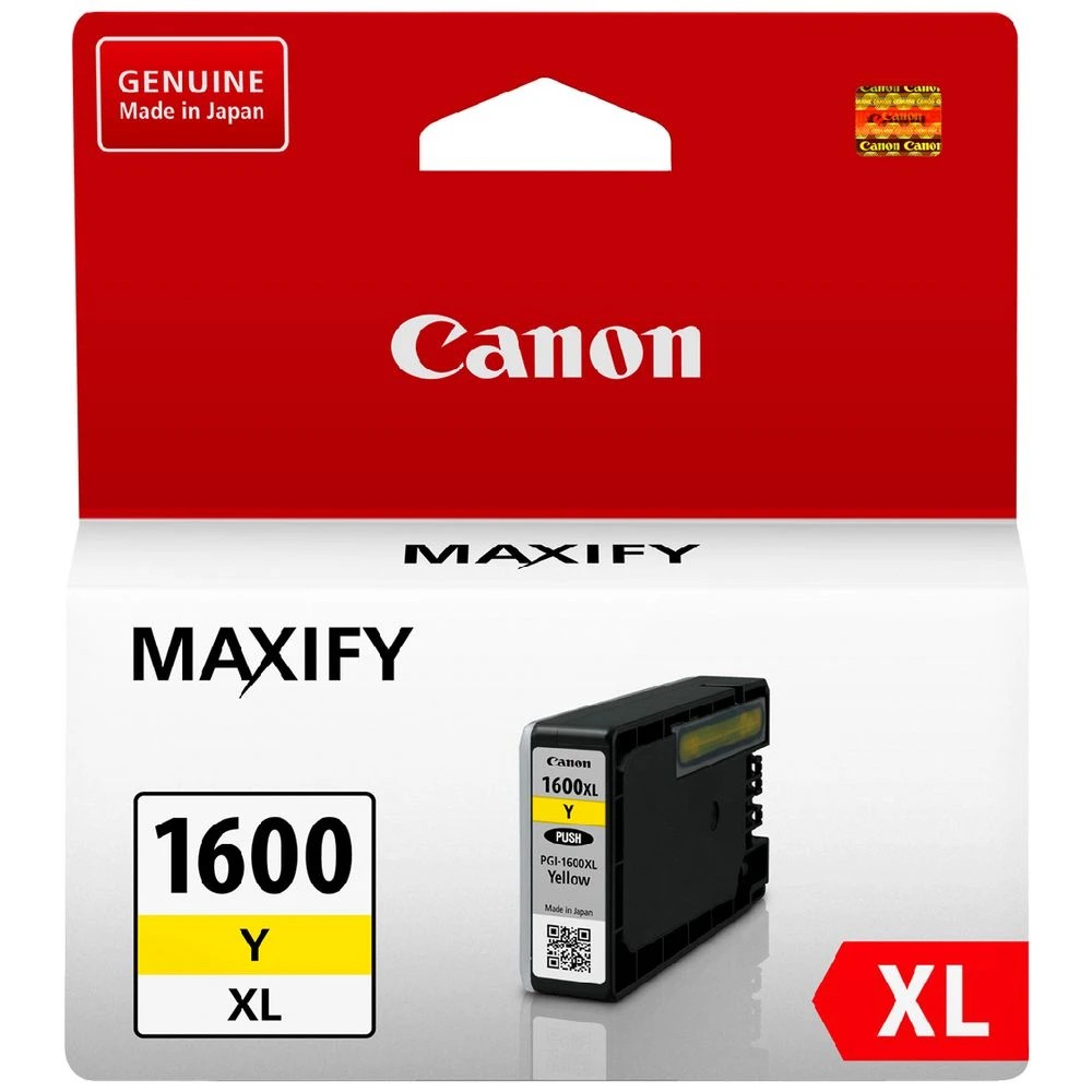 1 Canon PGI 1600XL Ink Cartridge Yellow, 1 of 4