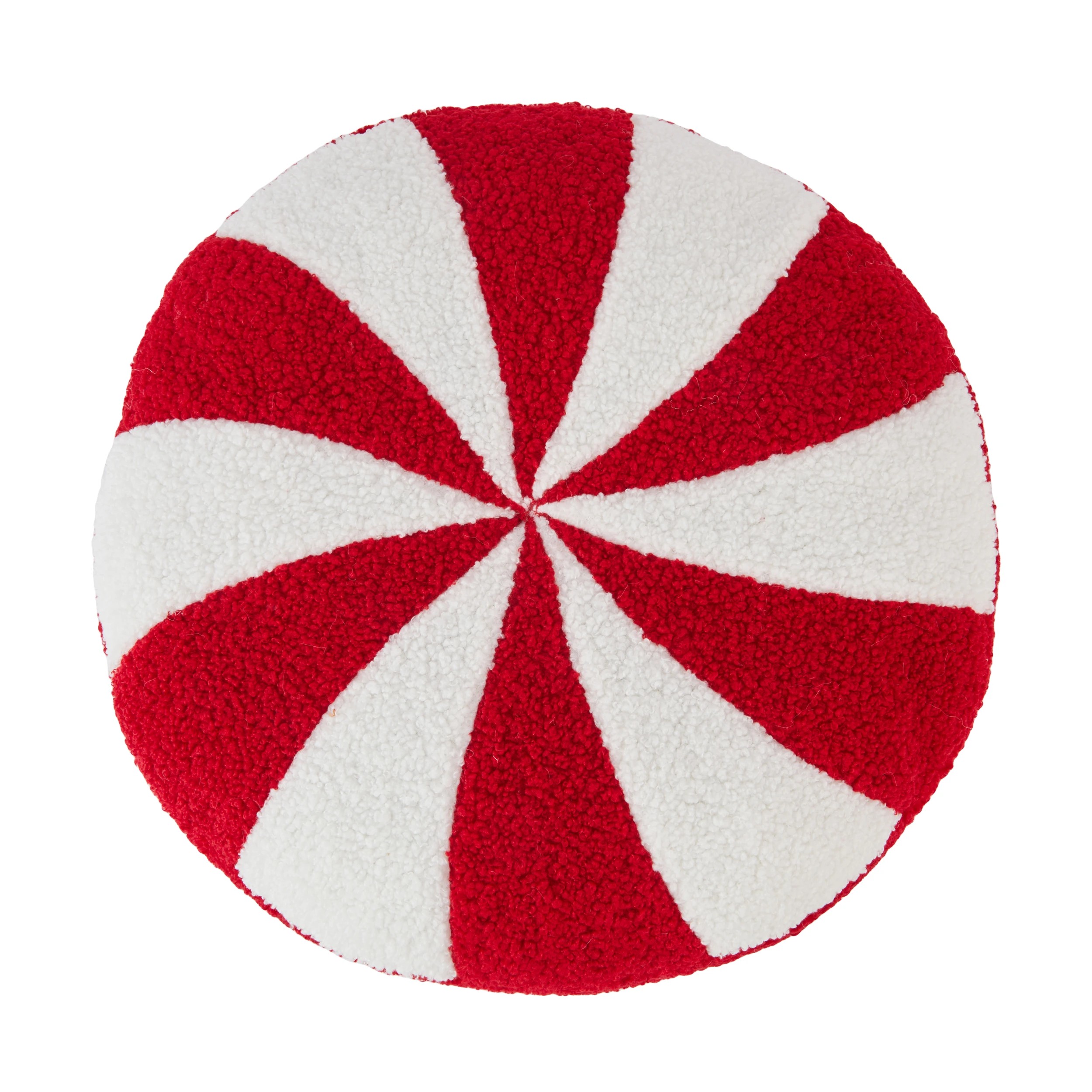 1 40cm Candy Cane Round Cushion, 1 of 6