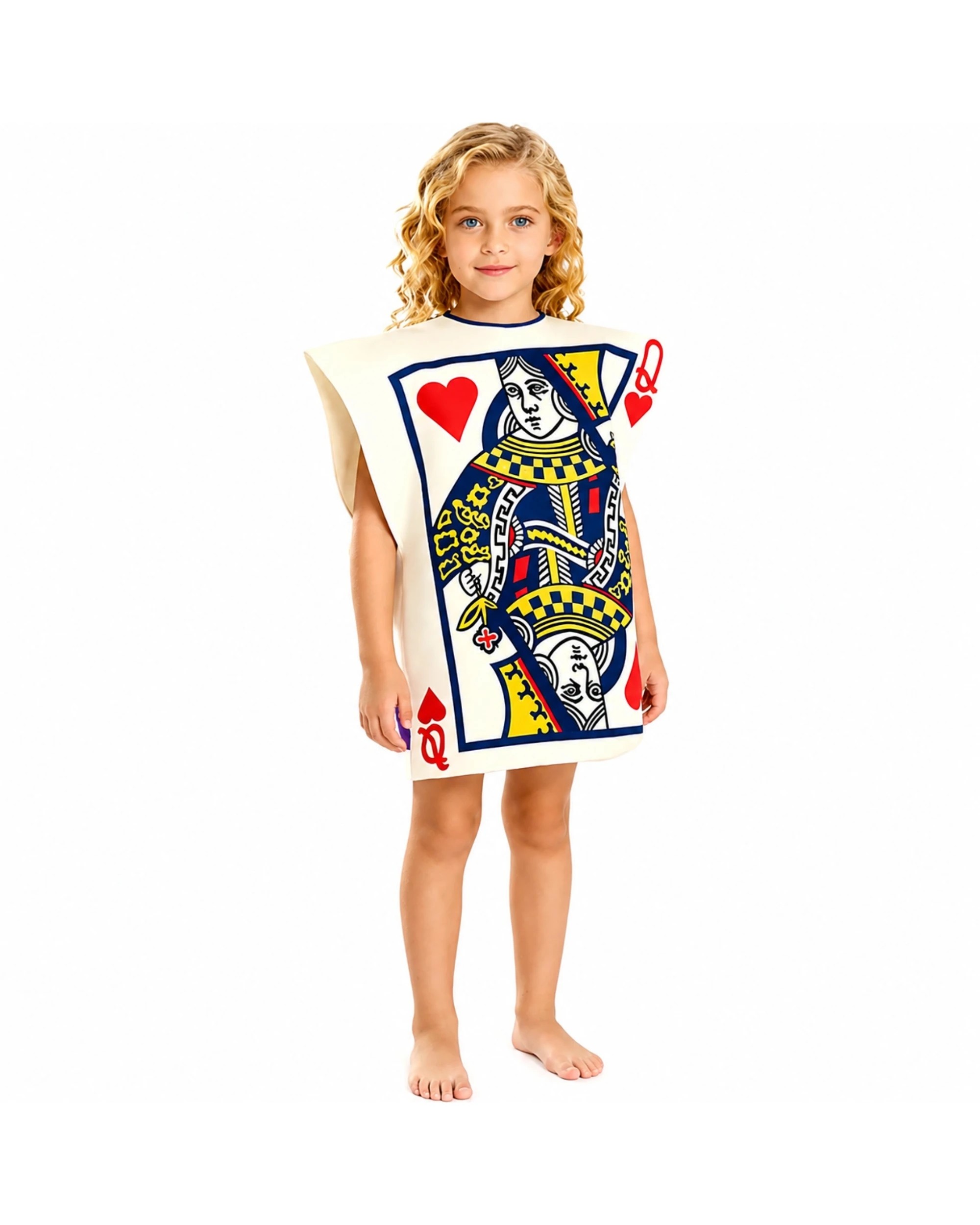1 Oceana Kids Queen of Hearts Playing Card Costume - One Size - Multi, 1 of 2