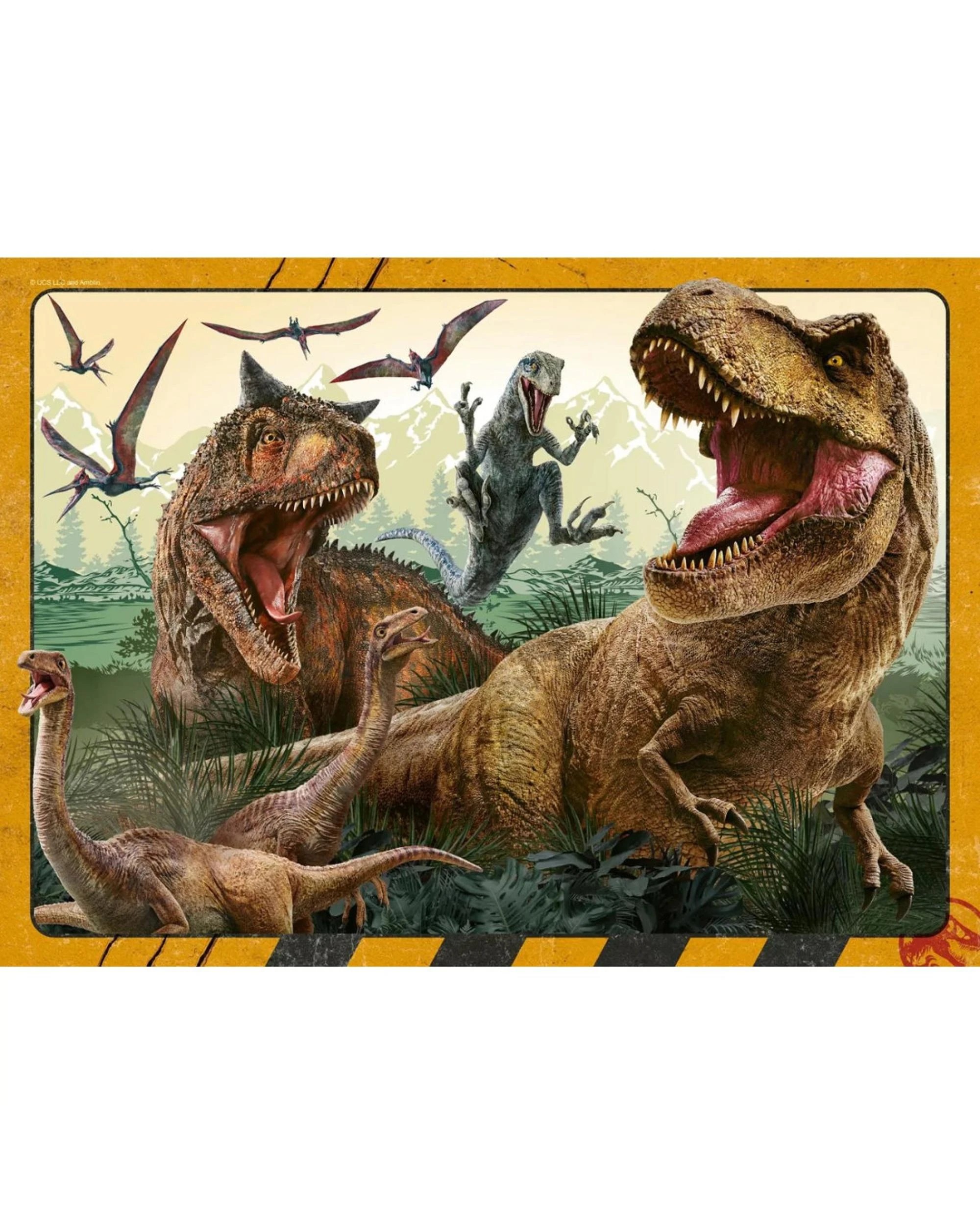 3 Ravensburger Jurassic World Bumper Pack 4x100 Piece Puzzle, 3 of 5