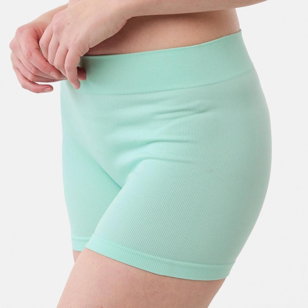 6 3 Pack Rib Shorties BLUE MARINE, BALLERINA, BRIGHT MINT, 6 of 8