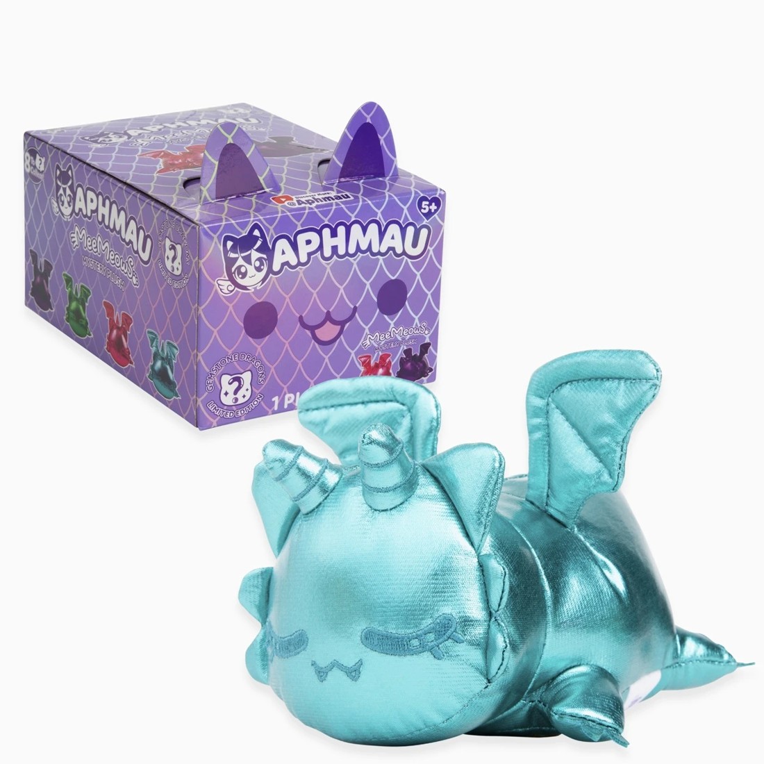 5 15cm Aphmau MeeMeows Mystery Plush: Gemstone Dragon Limited Edition - Assorted, 5 of 10