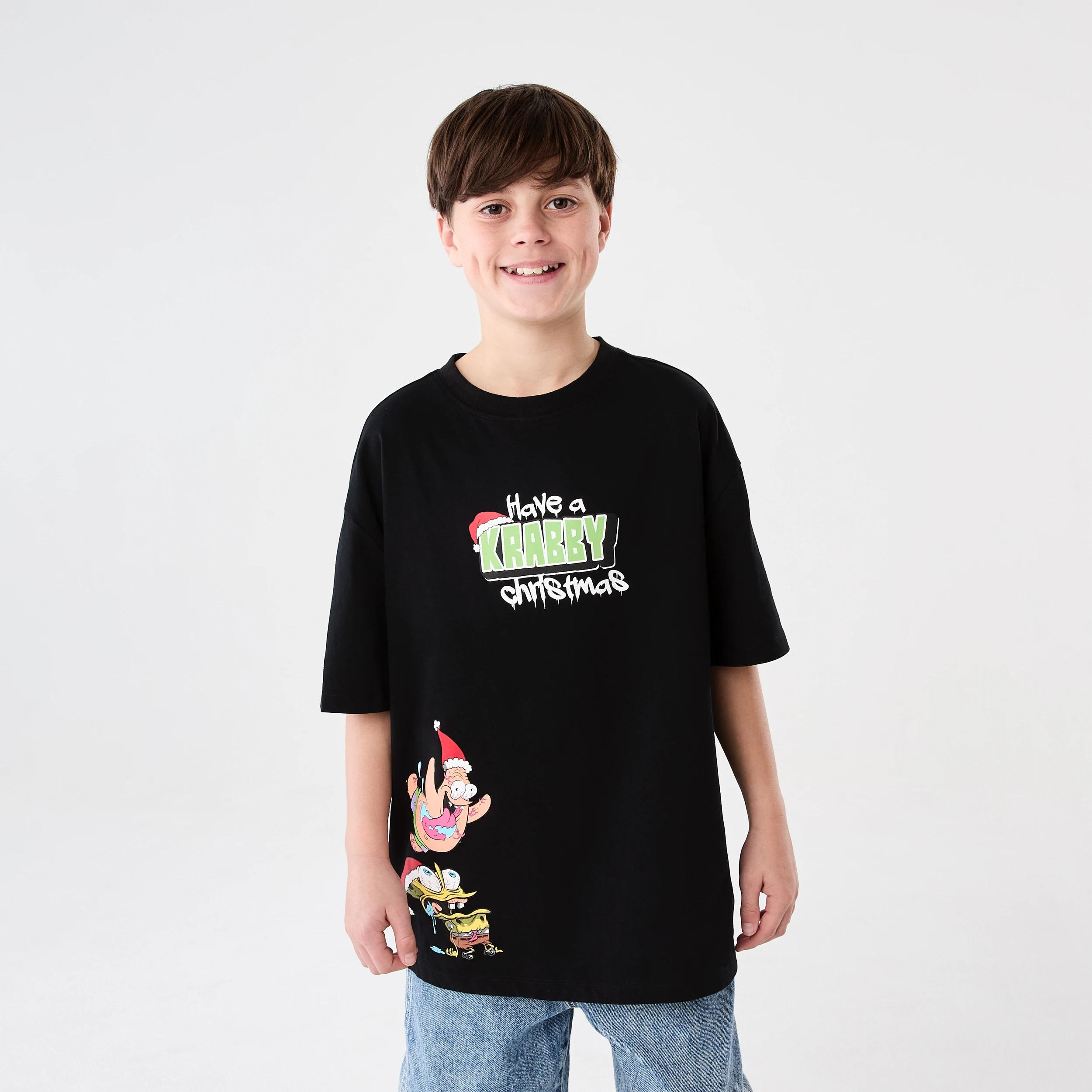 1 SpongeBob License Christmas T-shirt XMAS SPONGEBOB DESIGN, 1 of 7