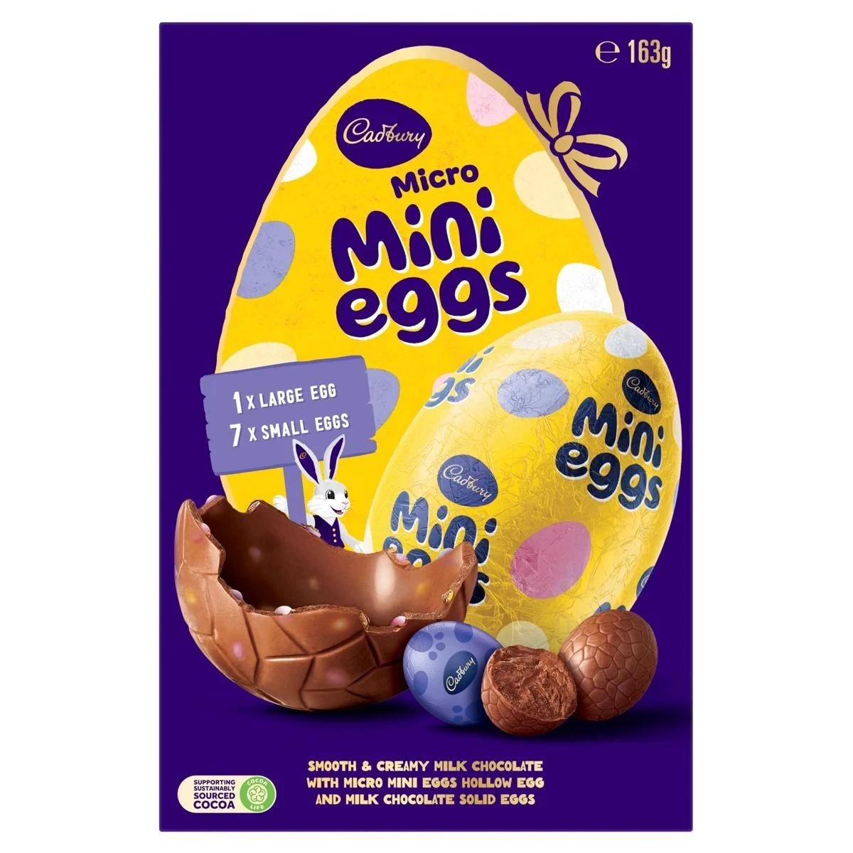3 Cadbury Micro Mini Eggs Easter Gift Box 163g, 3 of 6