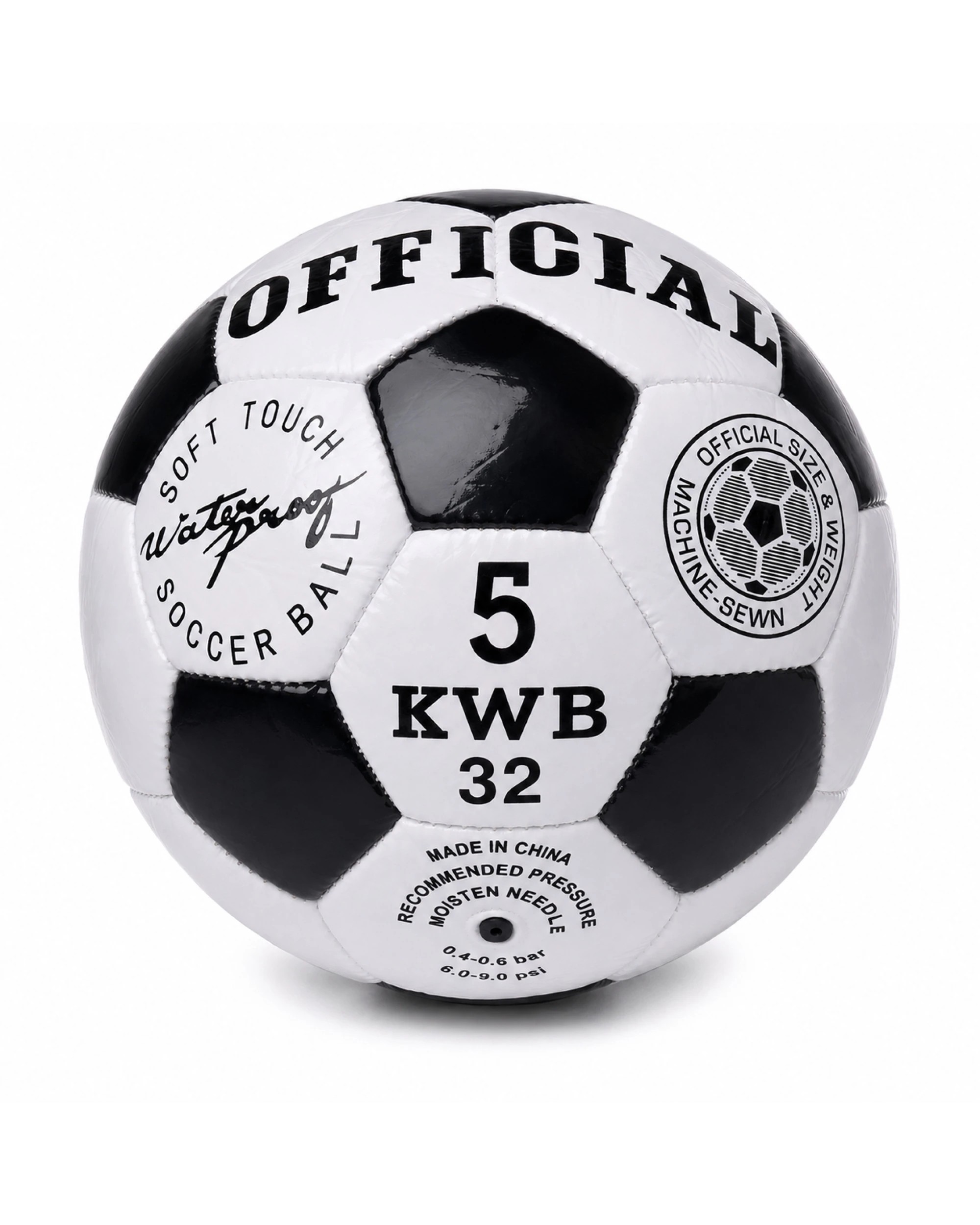 1 BR Home Classic Black/White Soccer Ball in Size 5, 1 of 3