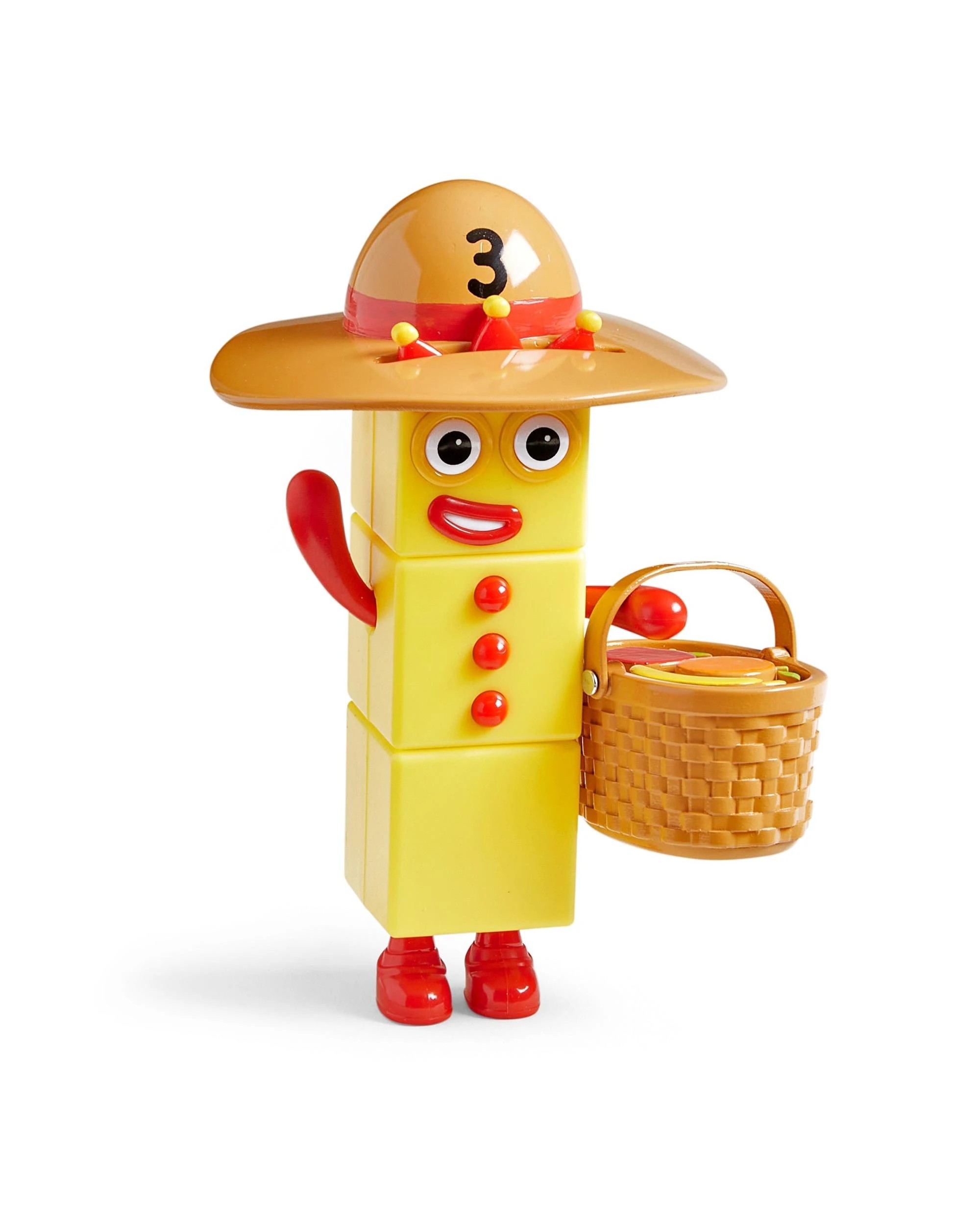 3 Numberblocks Three's Picnic Party Playset, 3 of 3