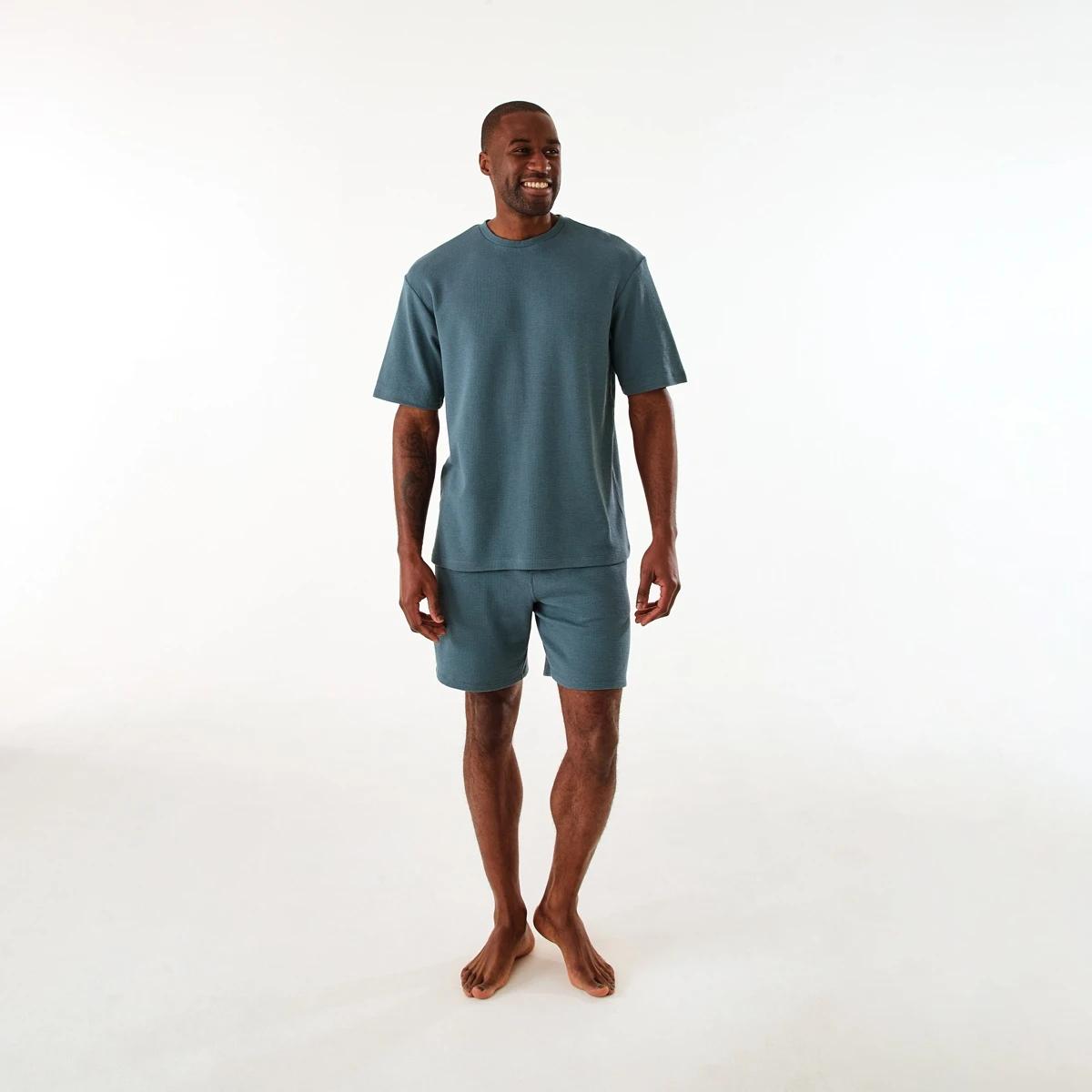 8 Short Sleeve Oversized T-shirt and Shorts Pyjama Set GOBLIN, 8 of 8