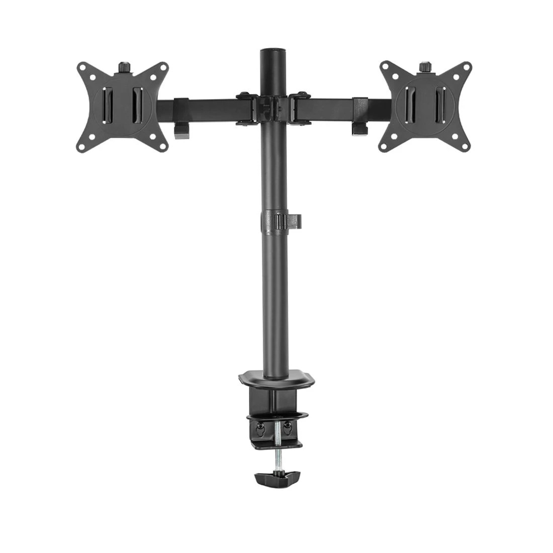 4 Artiss Monitor Arm Dual Desk Mount Screen Bracket Holder - Black, 4 of 8