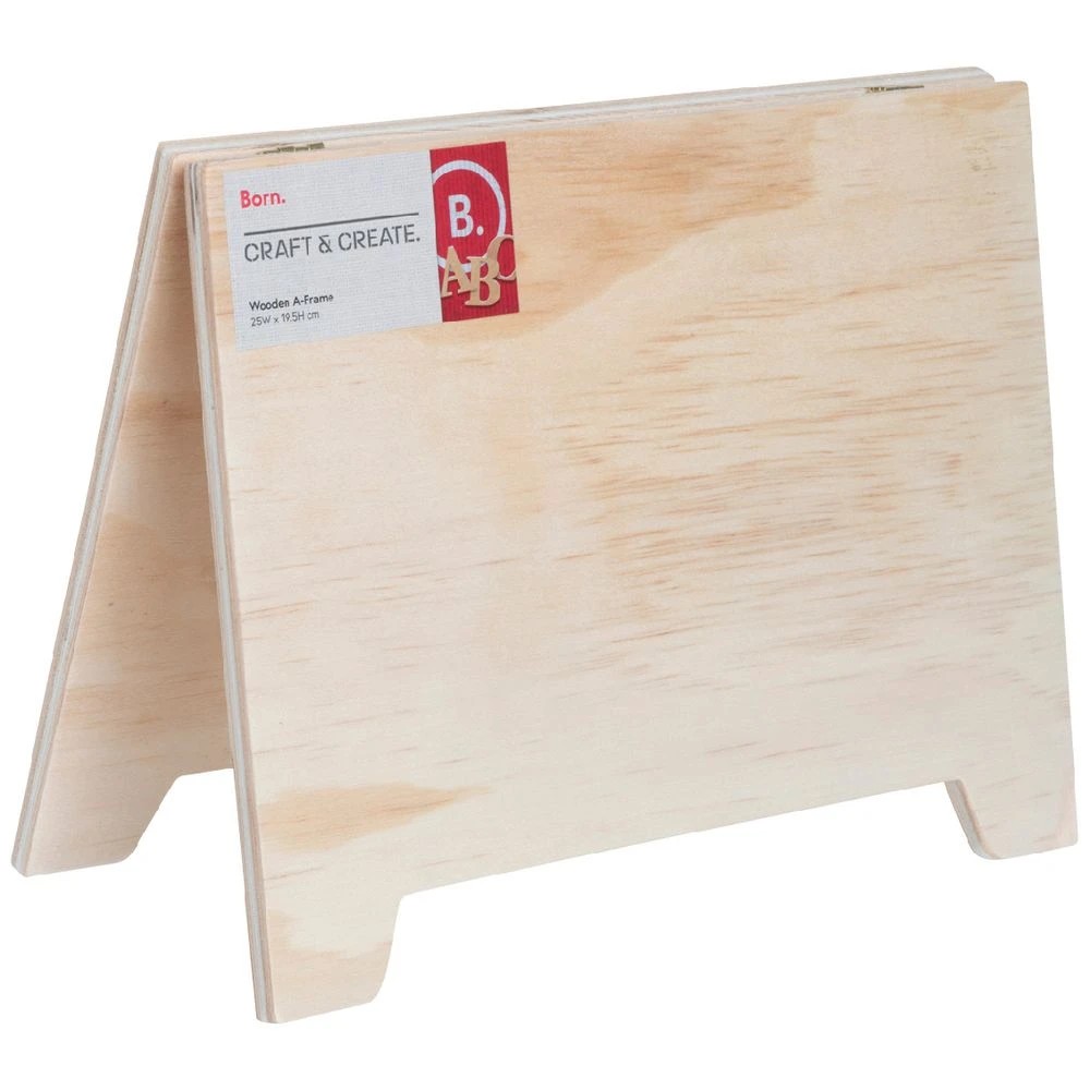 1 Born Wooden A-Frame, 1 of 2