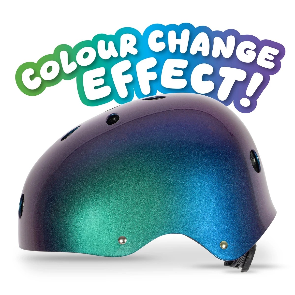 2 Colour Change Helmet - Medium, Blue, 2 of 3