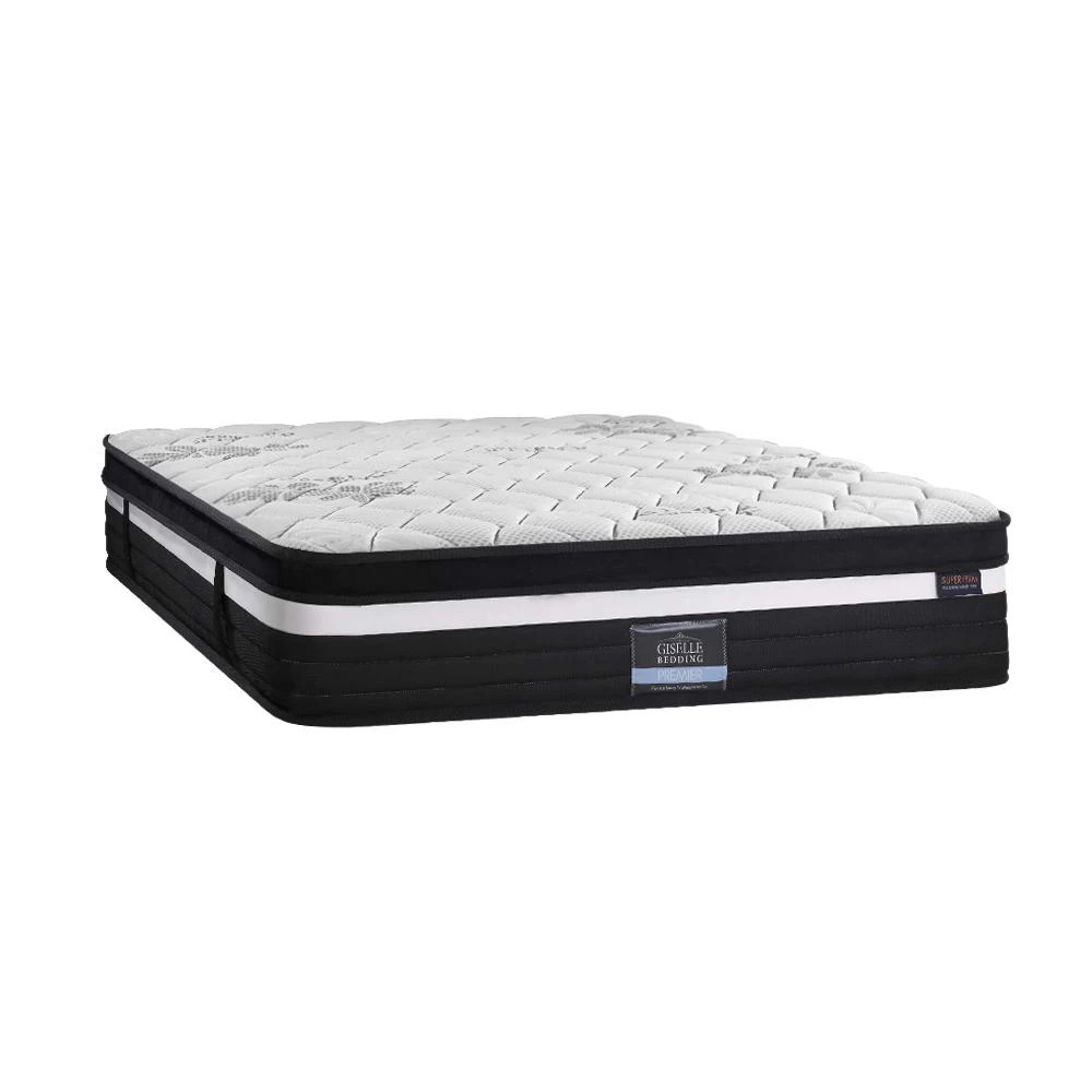 1 Giselle Bedding 28cm Mattress Super Firm Queen - Queen Bed - Multi, 1 of 8