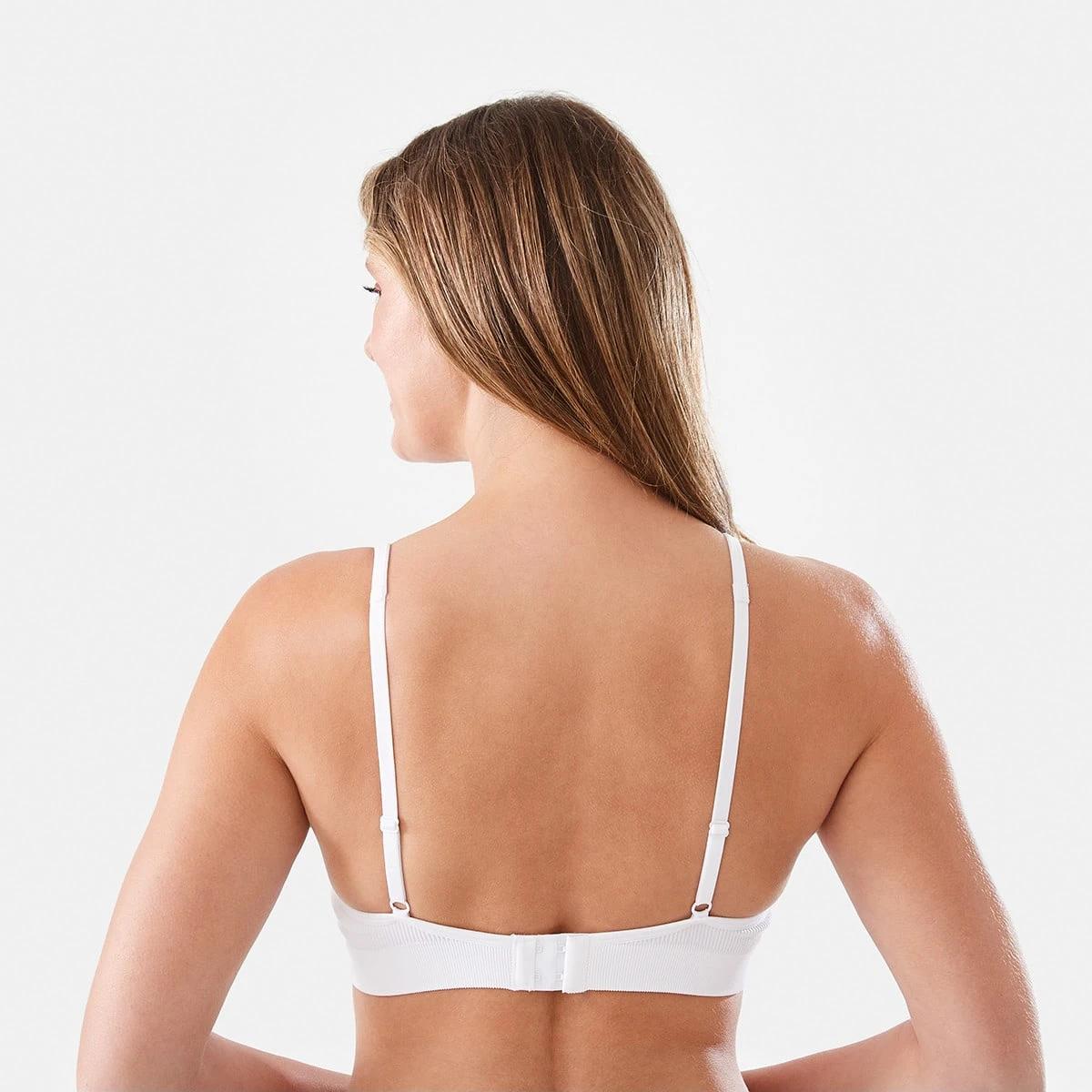 3 Seamfree Rib T-shirt Bra WHITE, 3 of 6