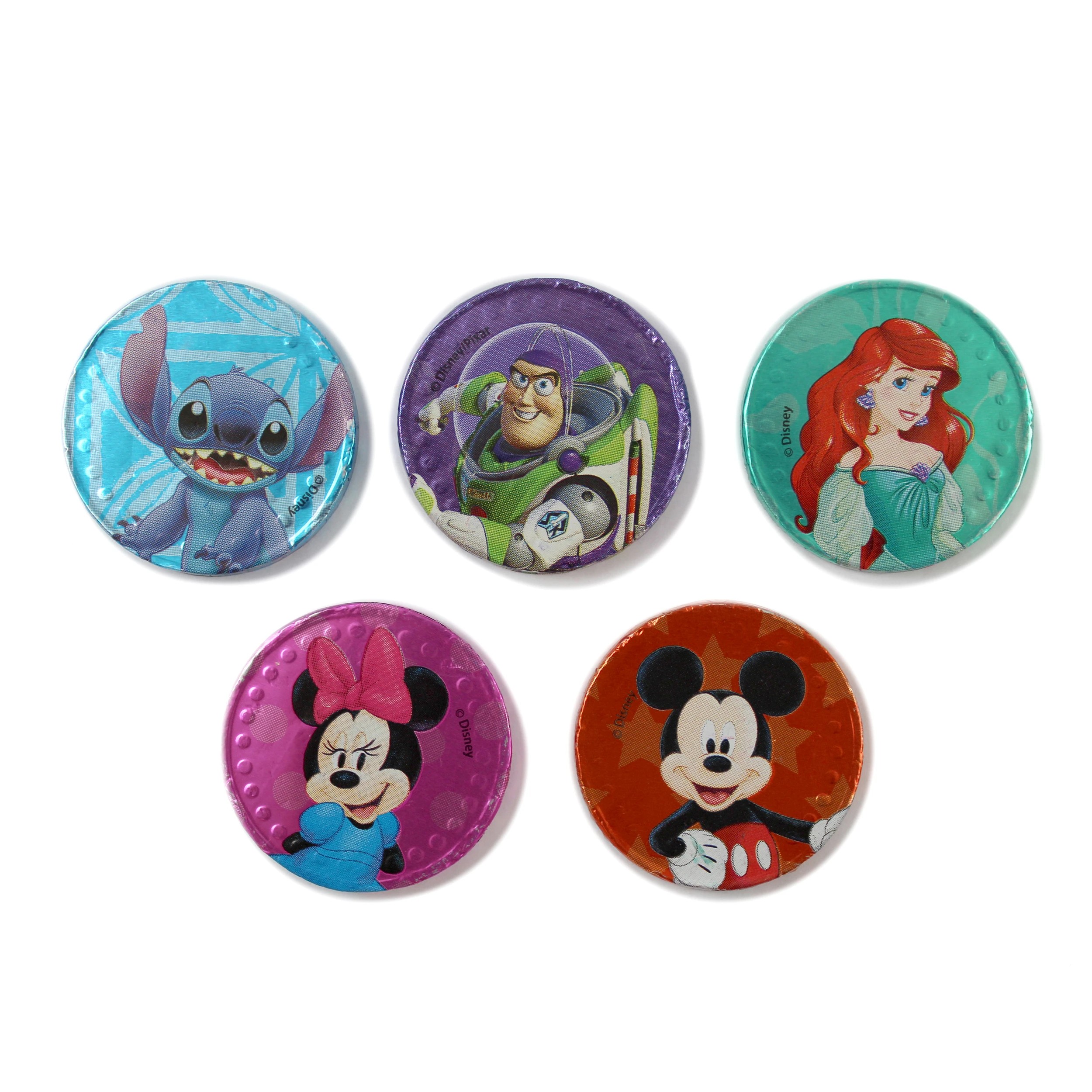 4 5 Pack Park Avenue Disney Milk Chocolate Coins 43g - Assorted, 4 of 4