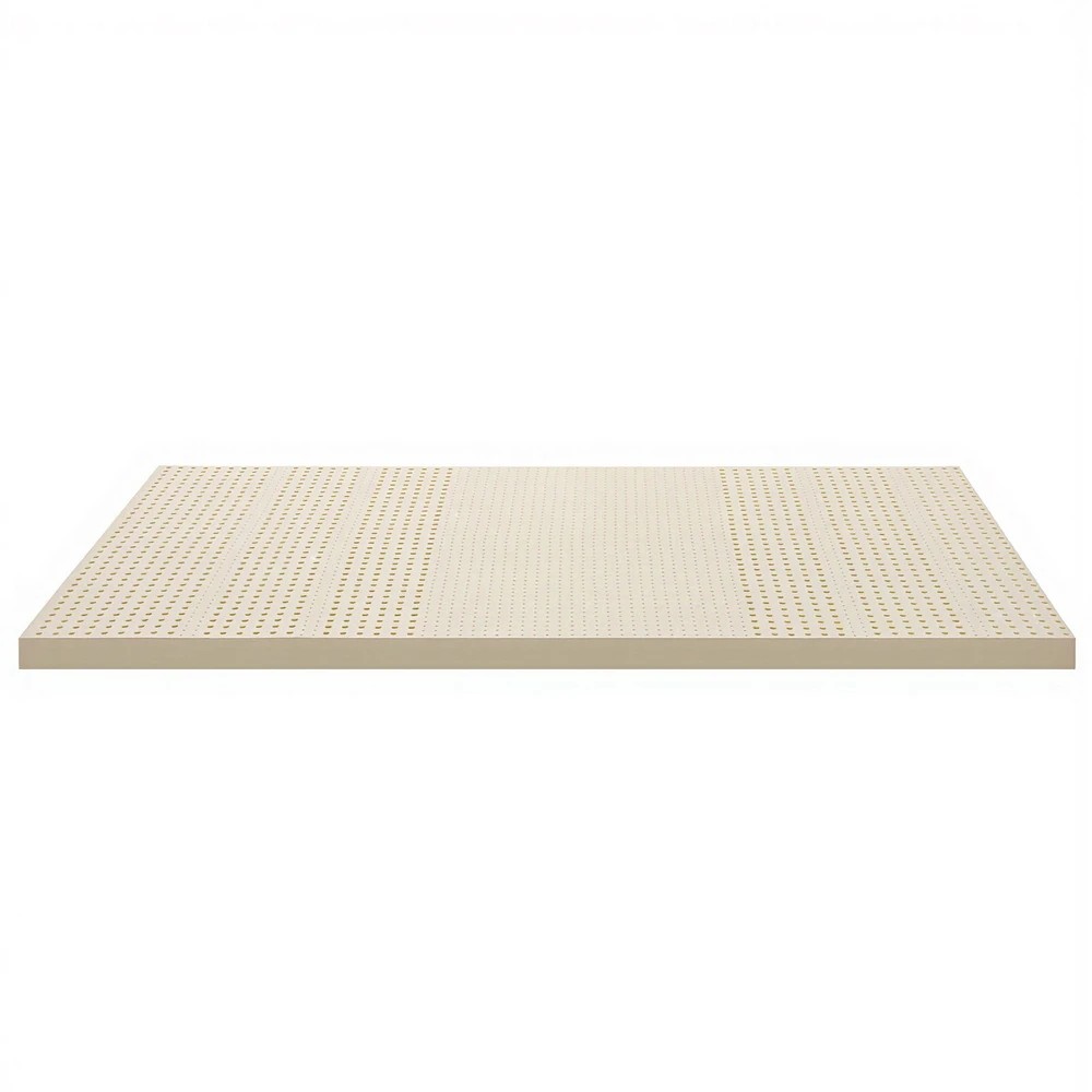 1 Giselle Bedding Latex Mattress Topper 7.5cm King Single - King Single Bed - Beige, 1 of 8