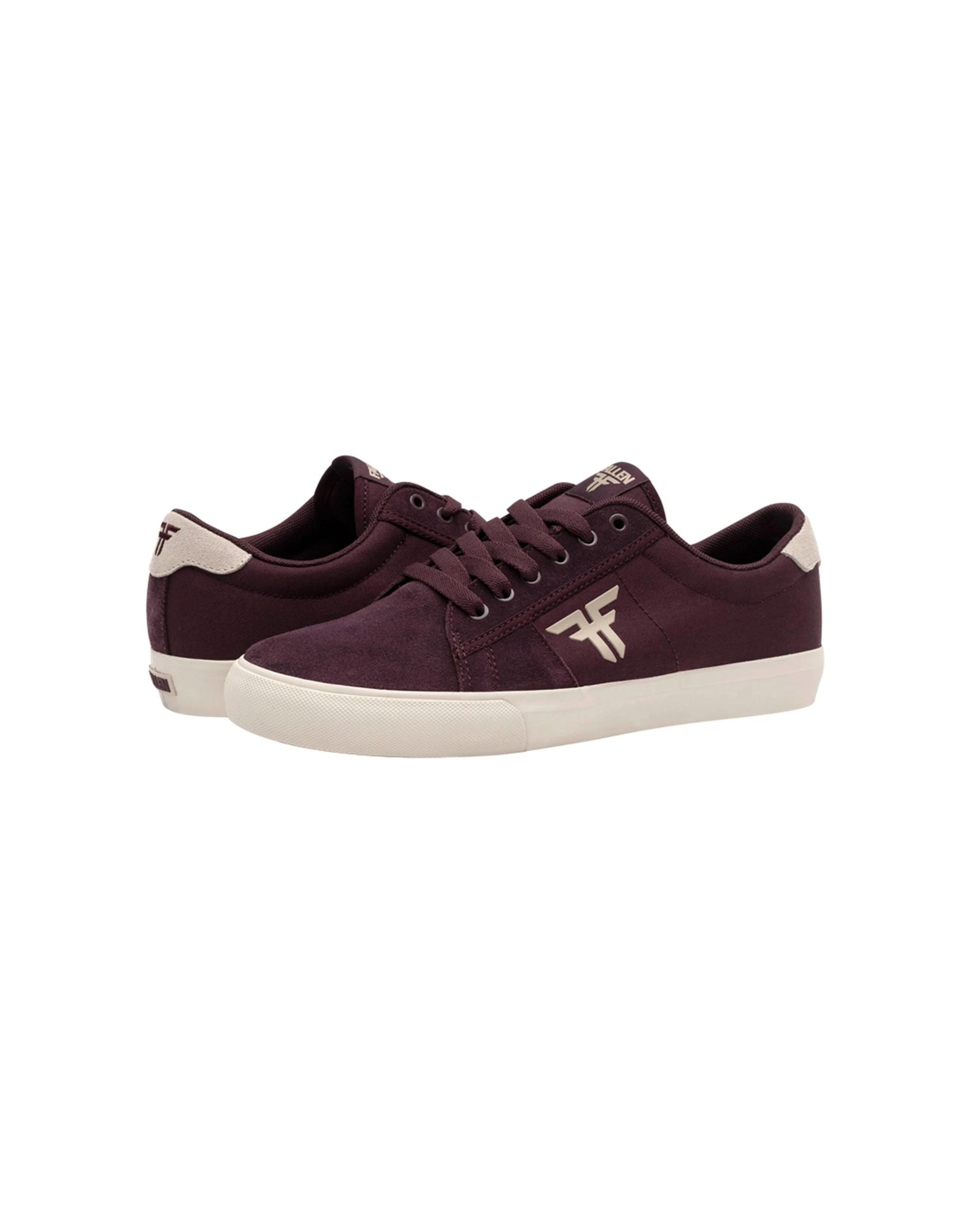 2 Fallen Footwear Bomber Skate Men's Shoe Vulcanized Durable Construction WINE/BONE, 2 of 5