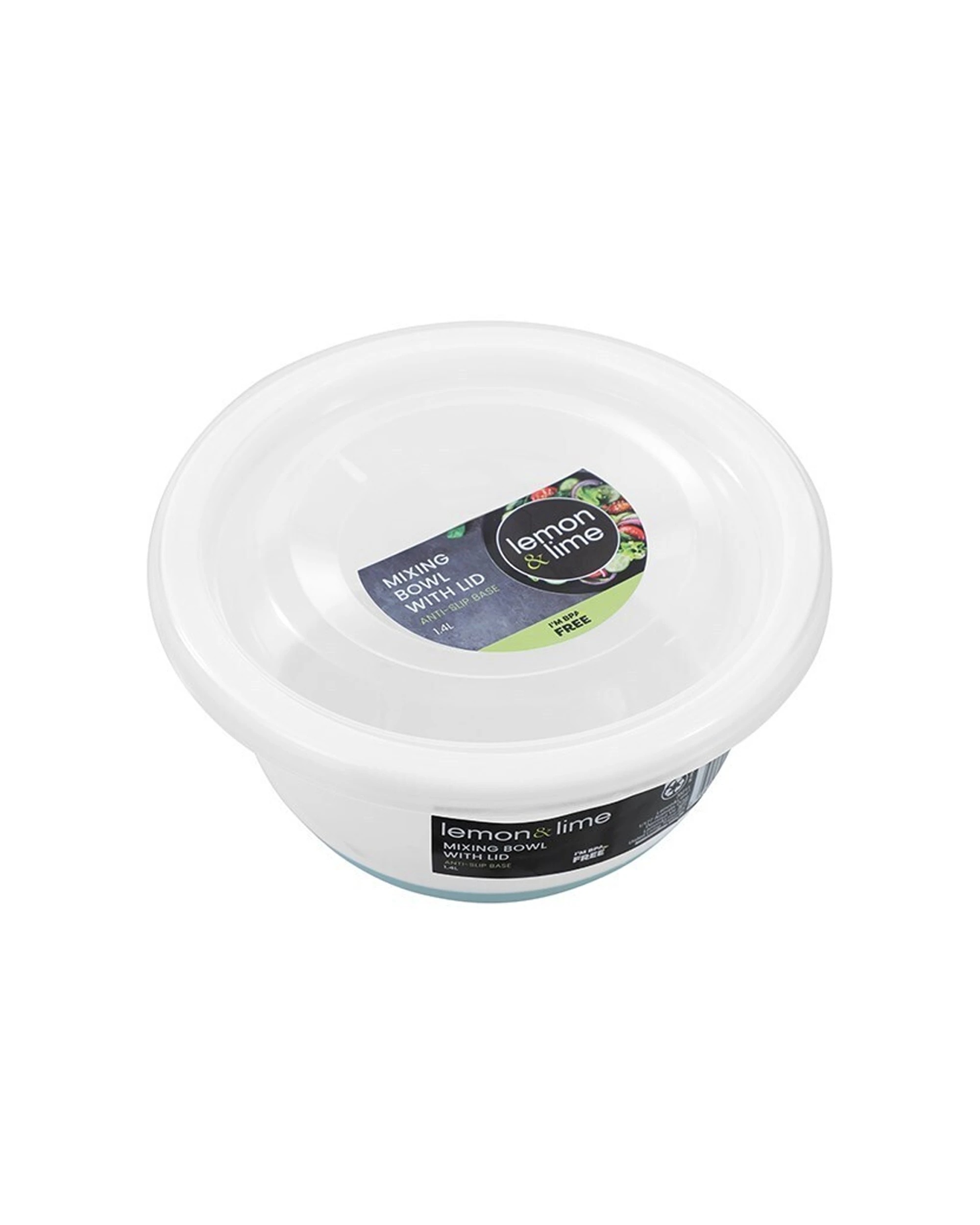 4 Lemon & Lime 3PK Lidded Mixing Bowl 1.4L With Anti-Slip Base Set - Multi, 4 of 7