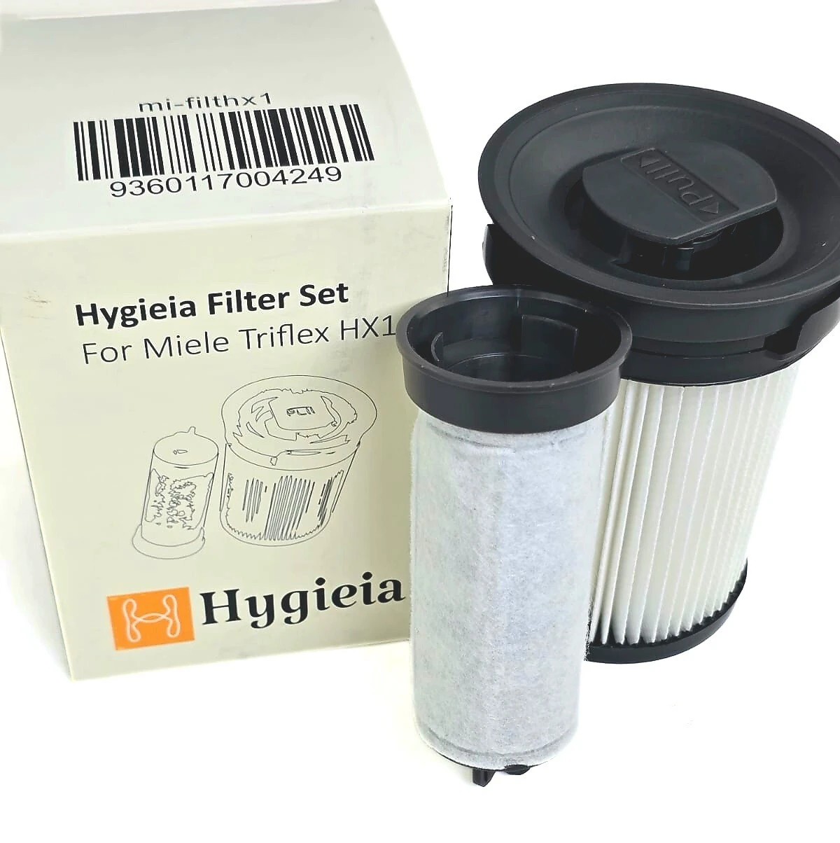 5 Hygieia Filter Kit For Miele TriFlex HX1 Series Cordless Vacuum Cleaners - White, 5 of 5