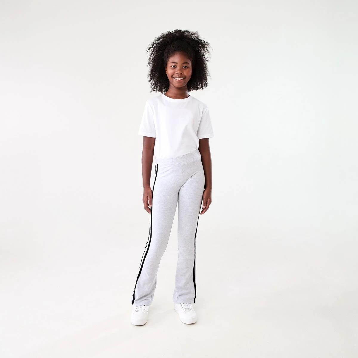 5 Side Stripe Flare Leggings WHITE MARLE, 5 of 6