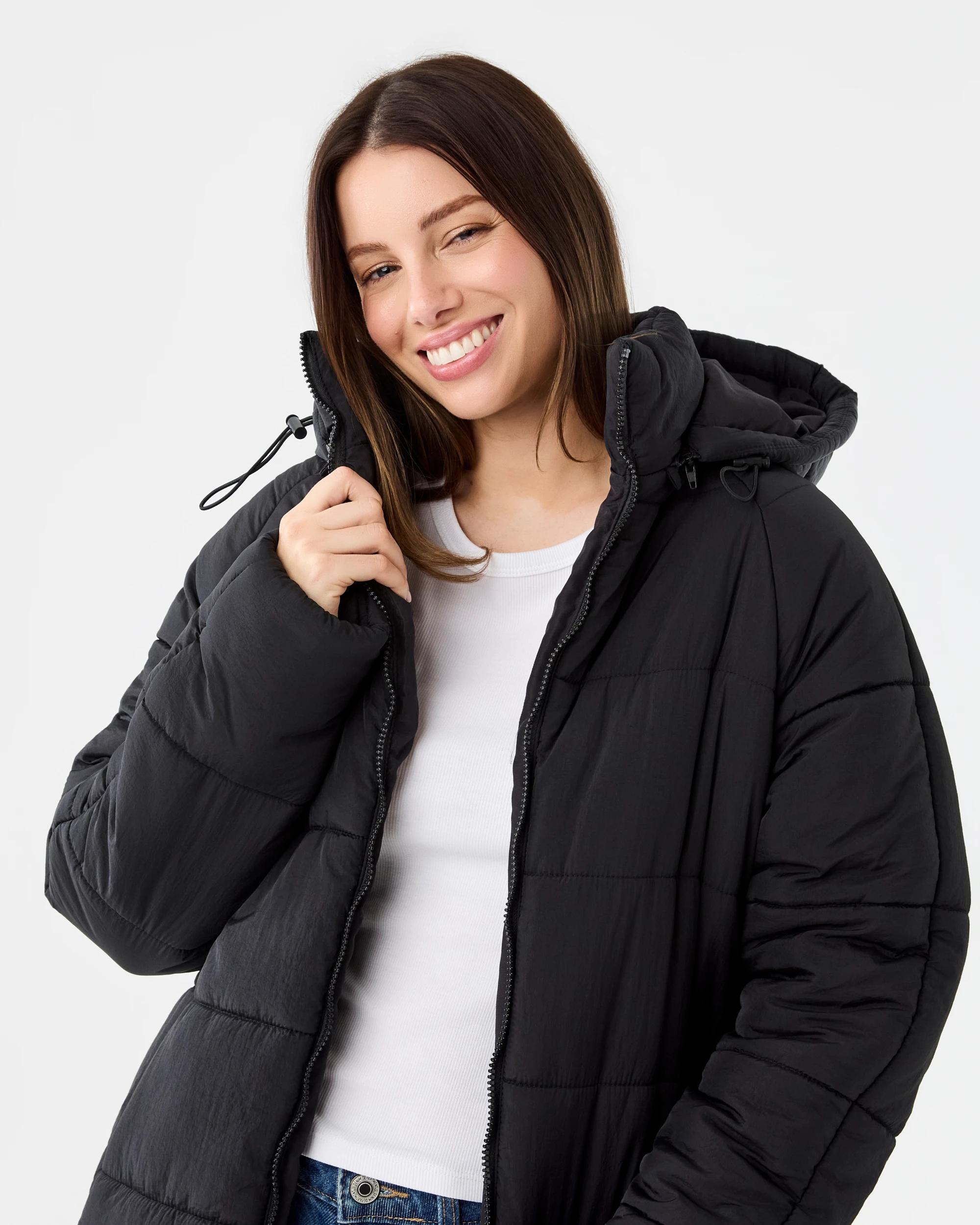 4 Hybrid Puffer Jacket Black, 4 of 9