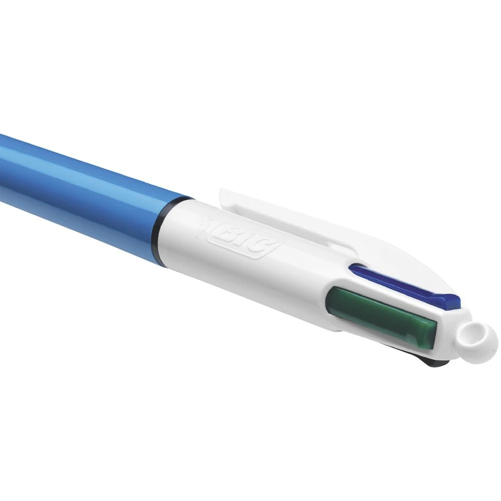 4 BIC 4 Colours Retractable Ballpoint Pens 1mm 2 Pack, 4 of 6