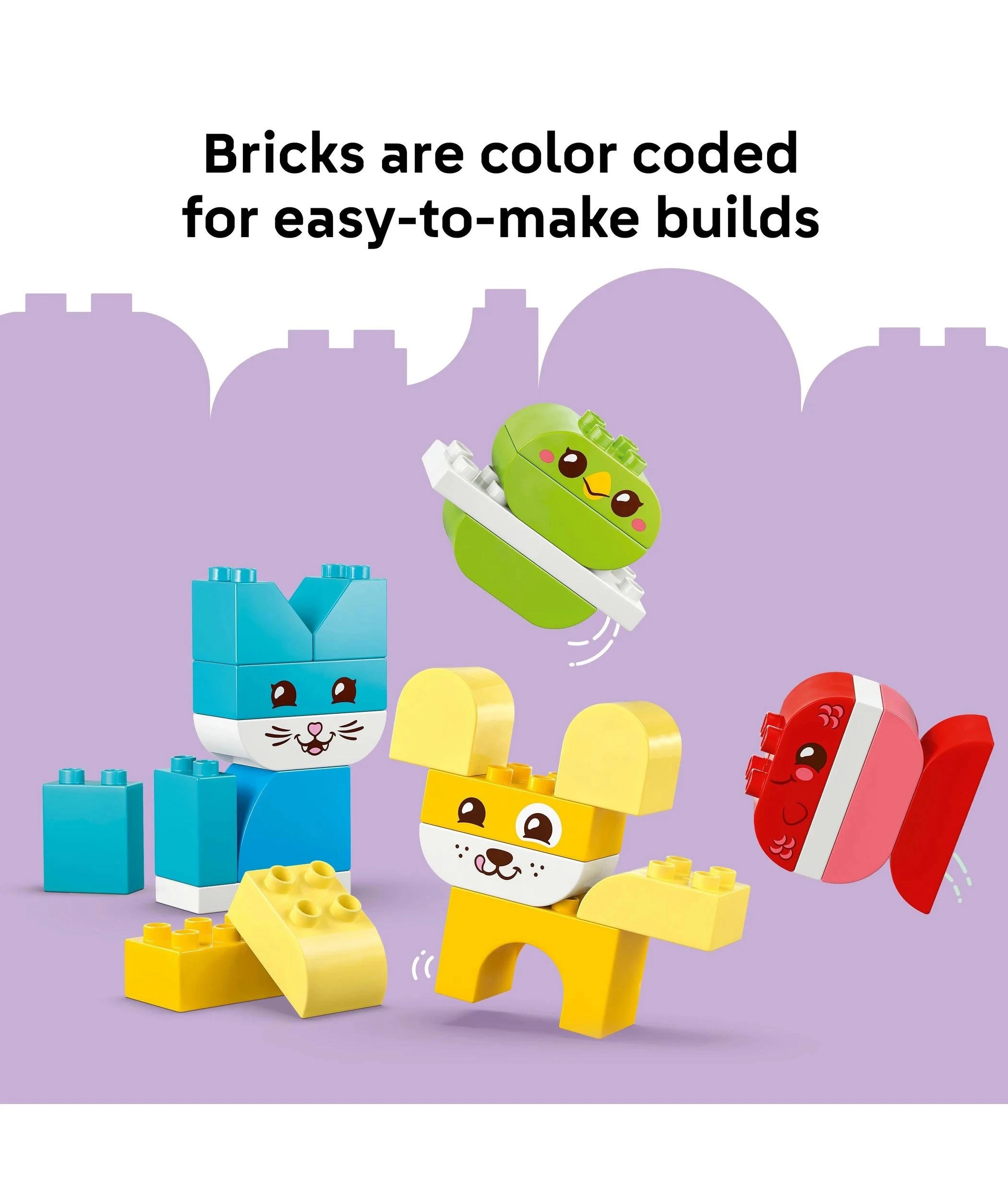 6 LEGO® DUPLO My First 3 in 1 Creative Cute Pets 10477 - Multi, 6 of 10