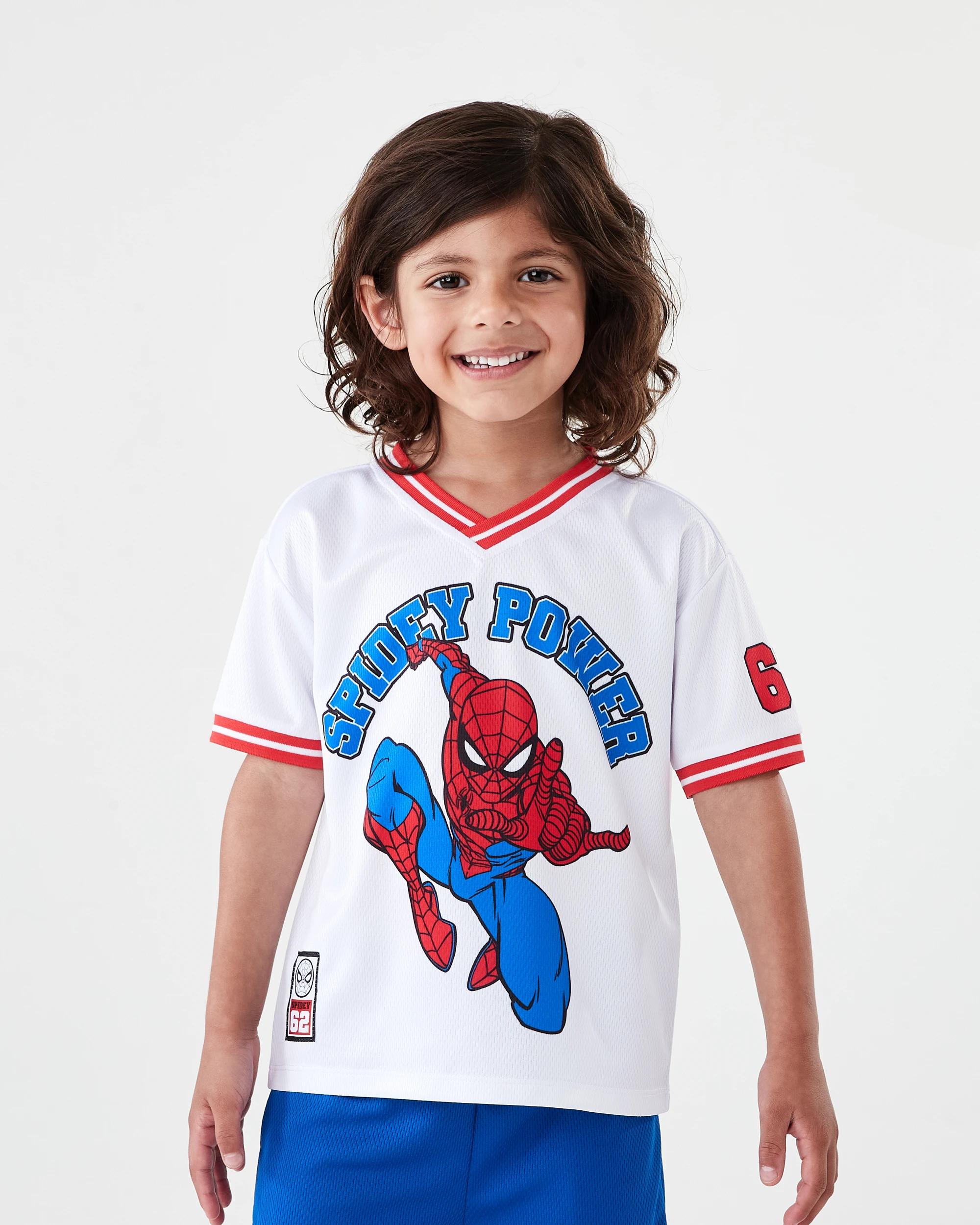 1 Spider-Man License Oversized Mesh T-shirt Spiderman, 1 of 10