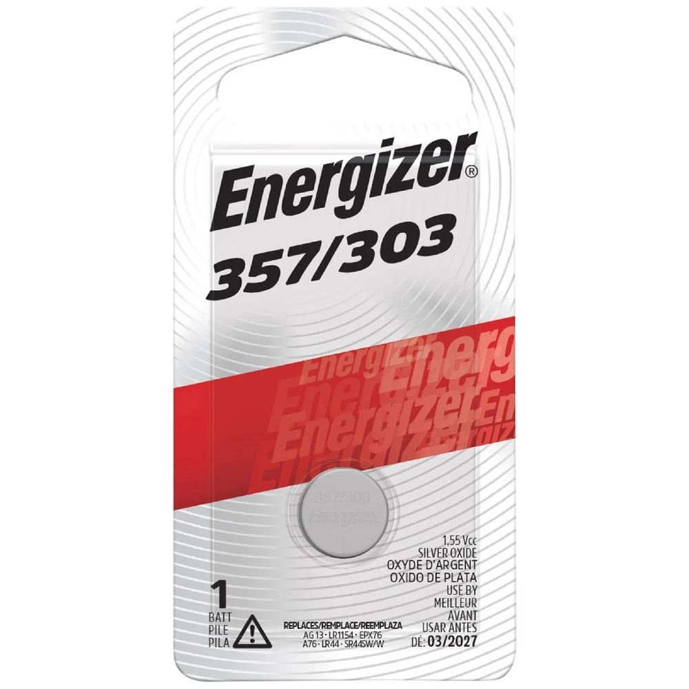 1 Energizer Watch 357/303 Battery, 1 of 1