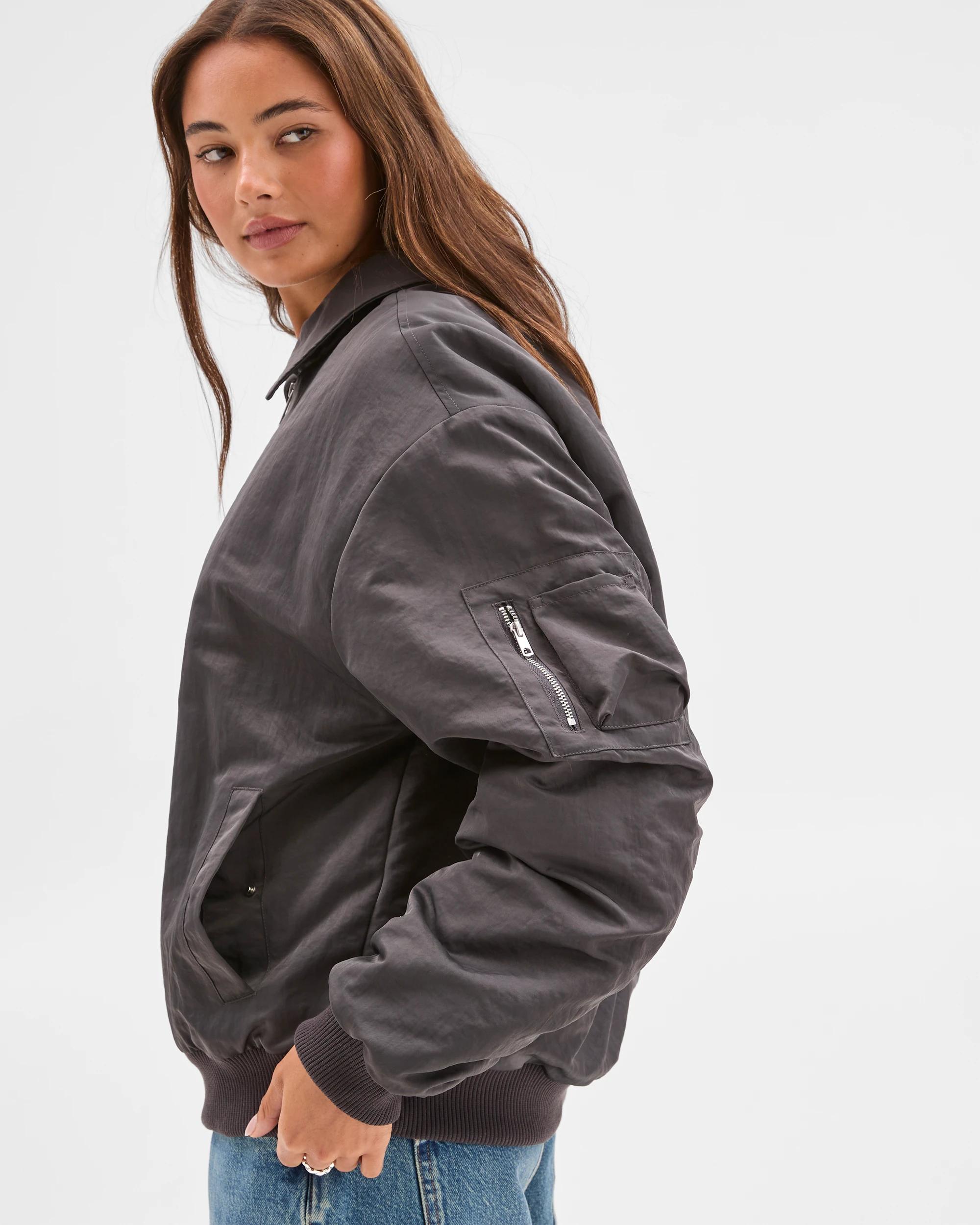 5 Lily Loves Bomber Jacket IRON GREY, 5 of 6