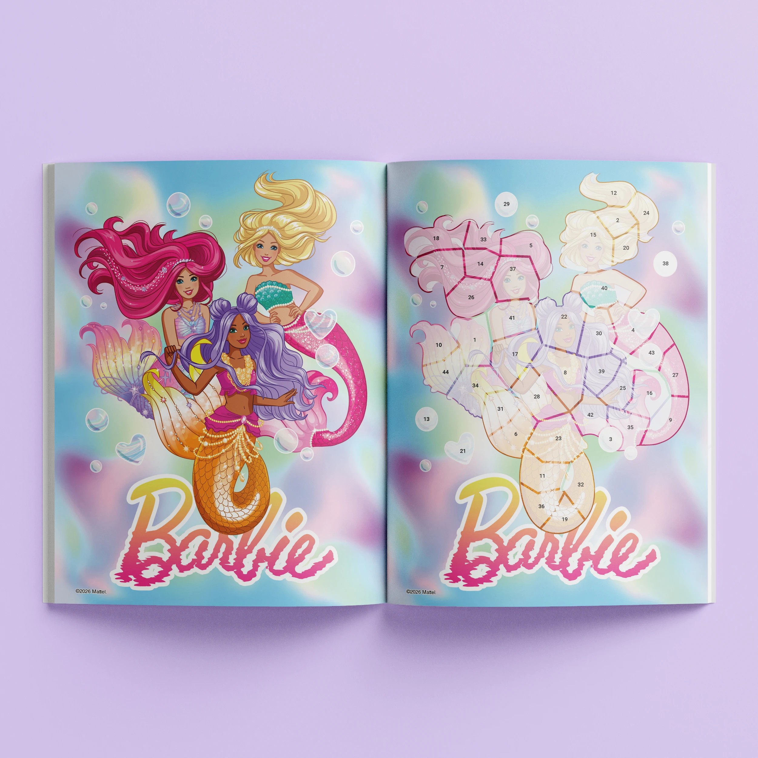 3 Kaleidoscope Barbie Sticker Mosaics - Book, 3 of 5