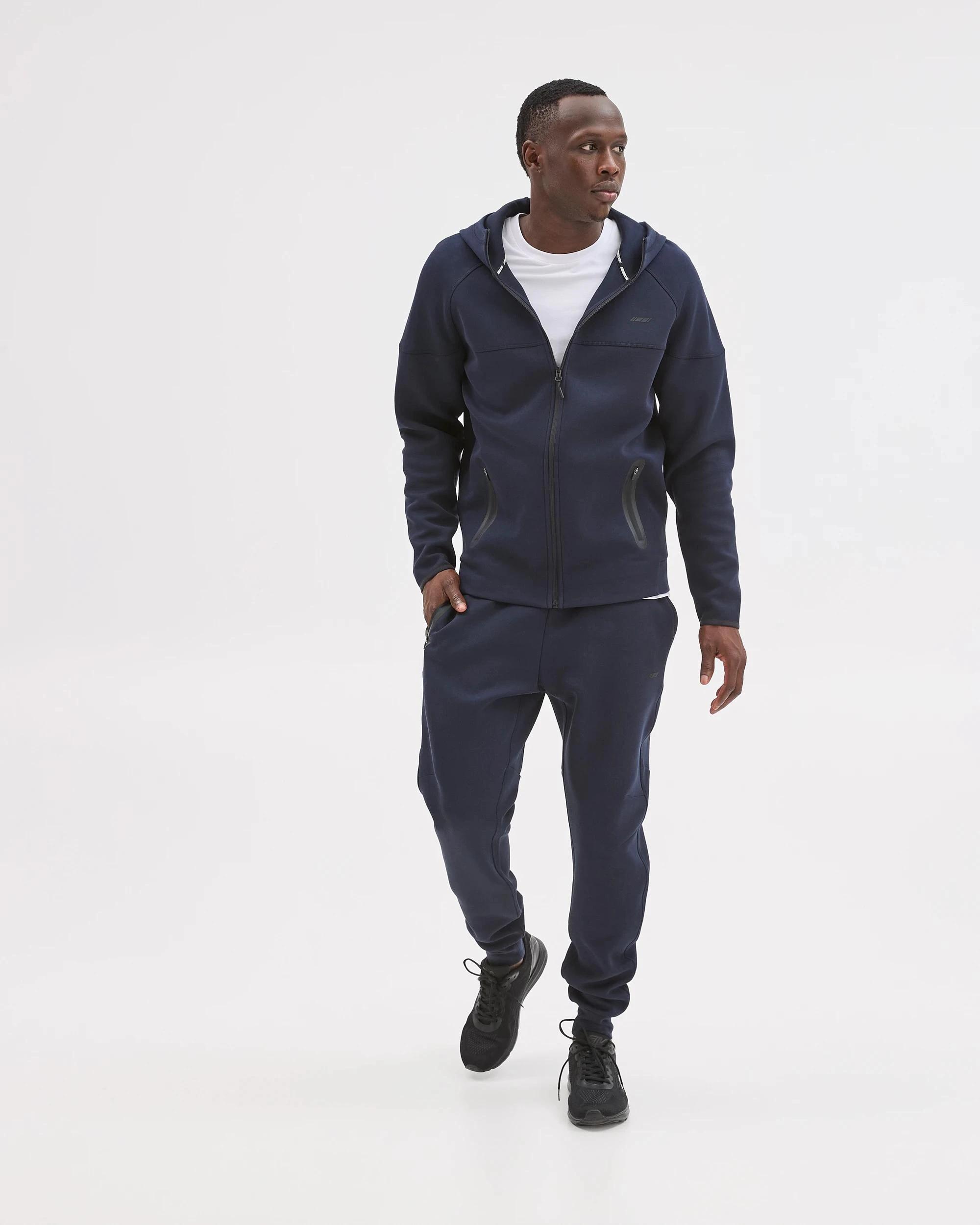 2 Target Active Australian Cotton Blend Tech Pullover Hoodie NAVY, 2 of 7