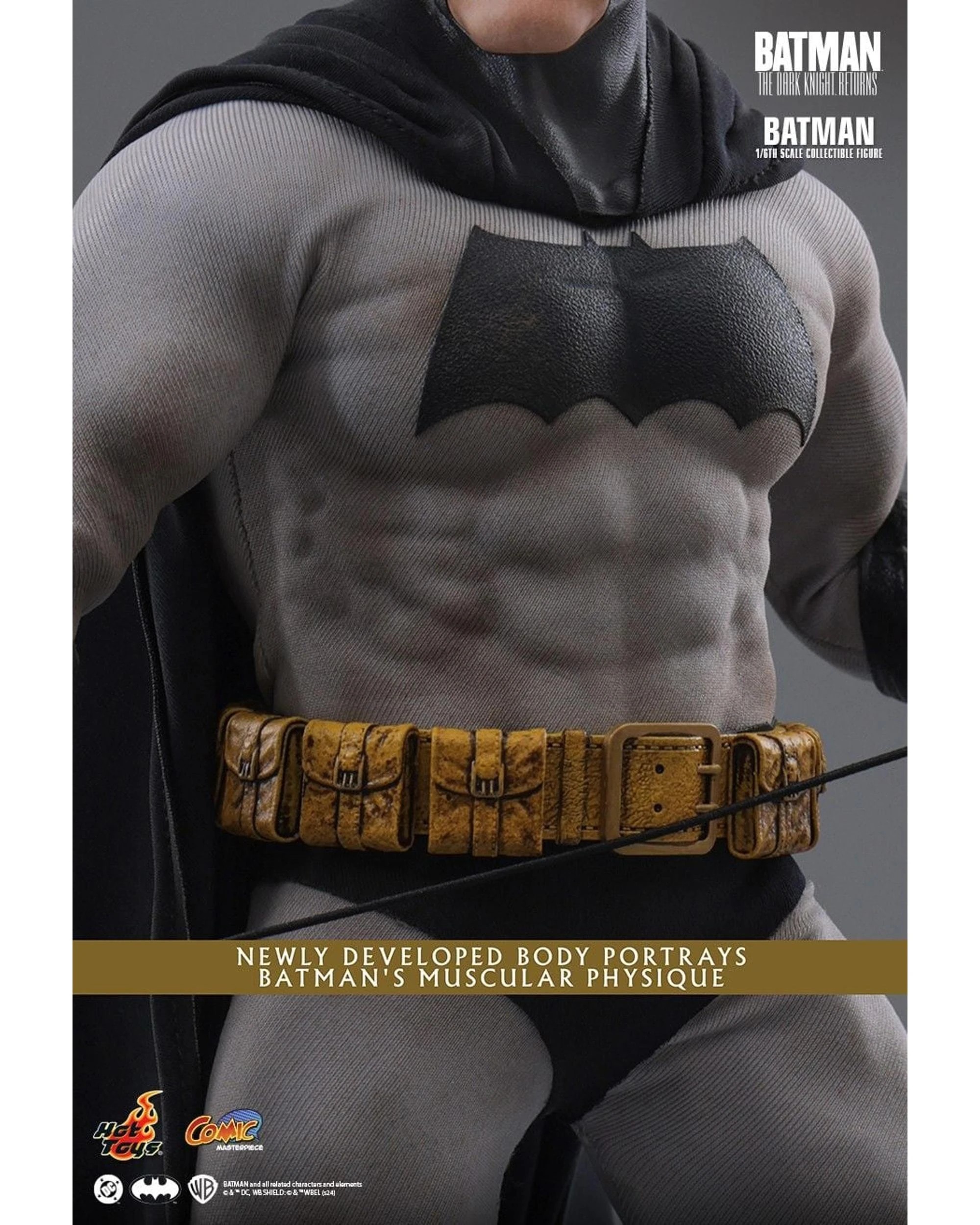 8 Hot Toys Batman: The Dark Knight Returns Batman 1:6 Scale 12 inch Figure, 8 of 8
