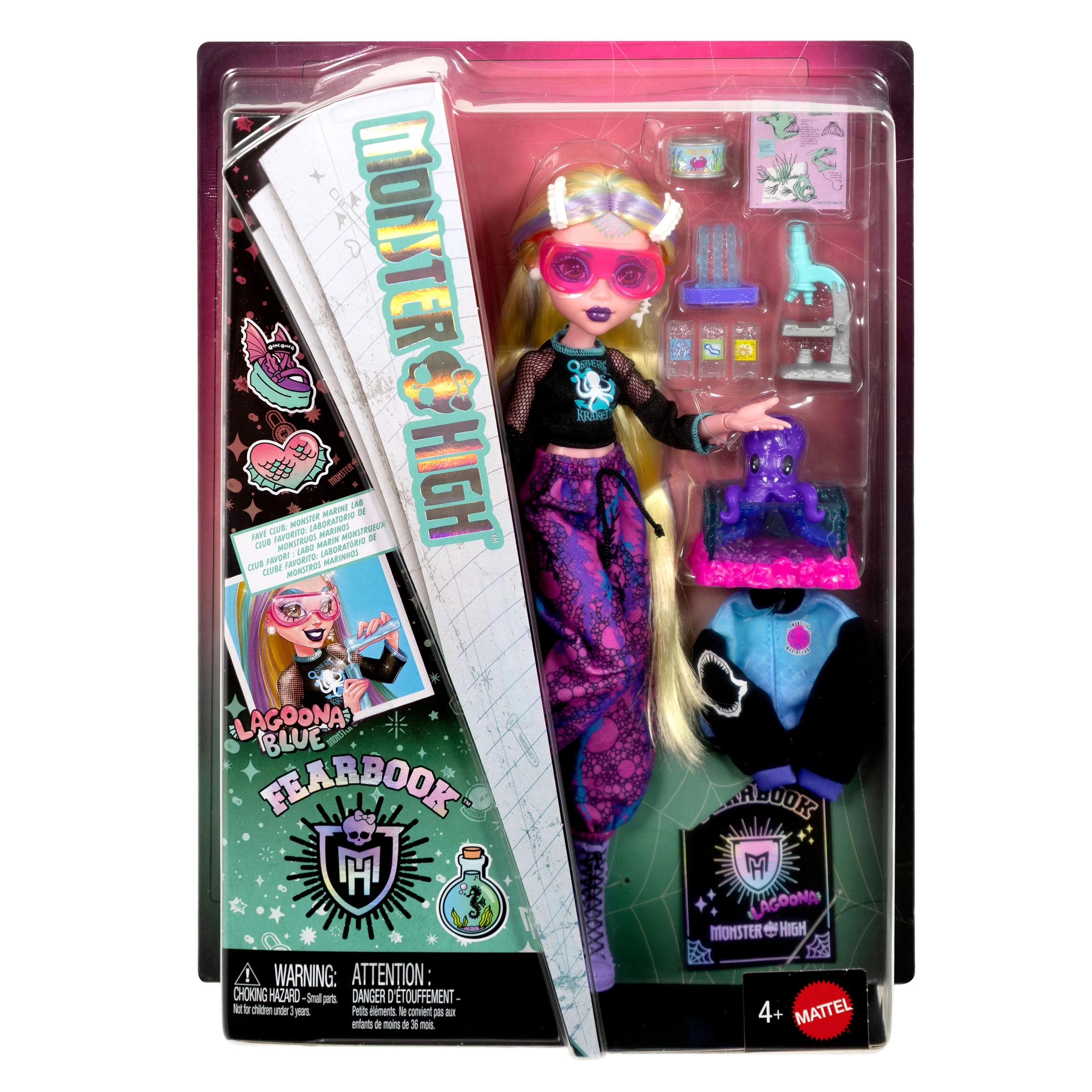 1 Monster High Fearbook Lagoona Blue Fashion Doll, 1 of 5