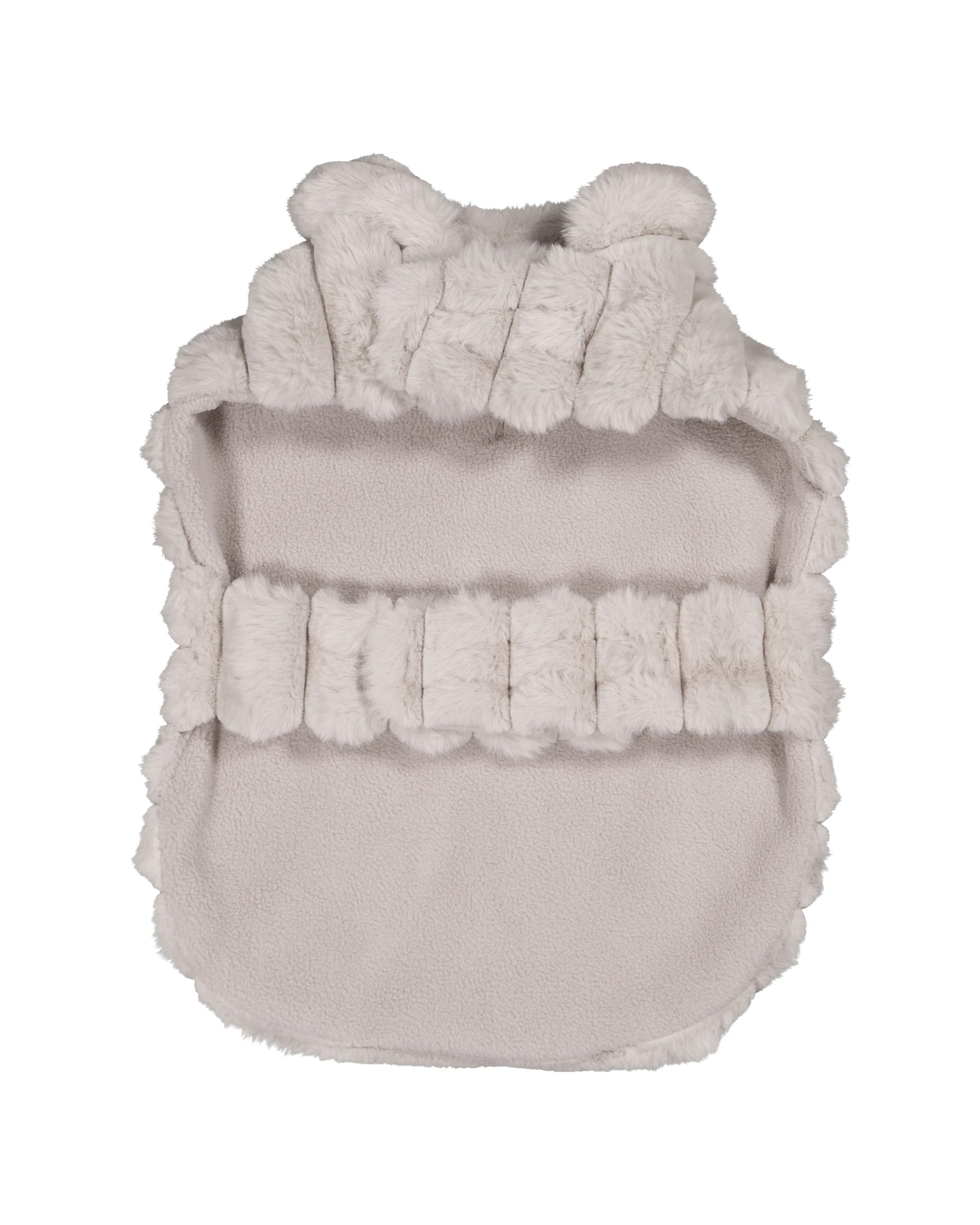 6 Pet Ribbed Vest - Medium, Almond, 6 of 10