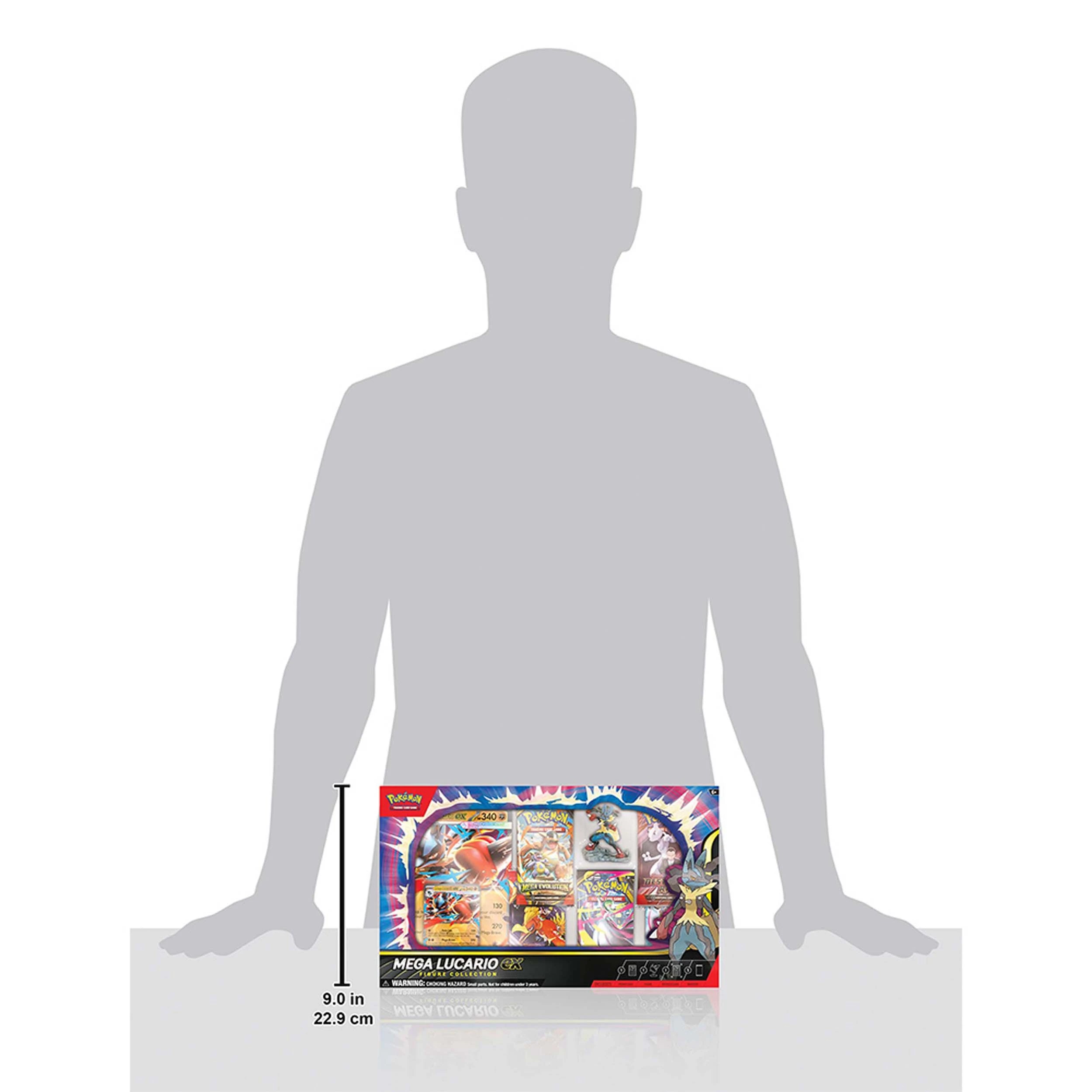 7 Pokemon Trading Card Game: Mega Lucario ex Figure Collection, 7 of 7