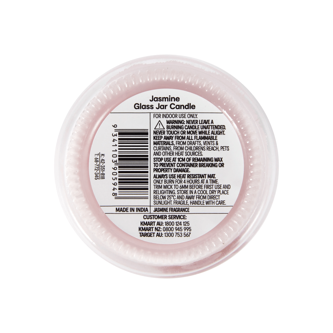 5 Jasmine Glass Jar Candle, 5 of 5