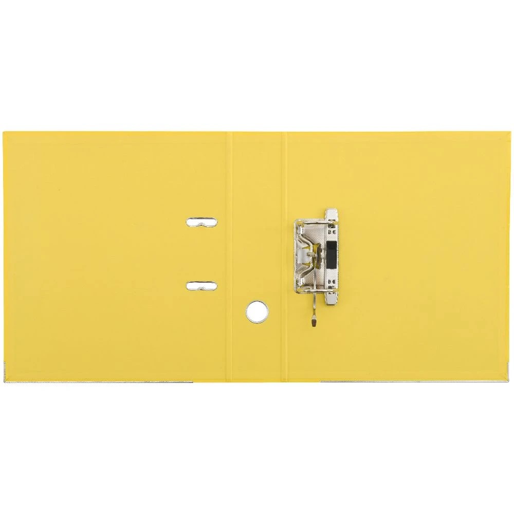 4 J.Burrows A4 Lever Arch 2-Ring Binder Gloss Yellow, 4 of 6