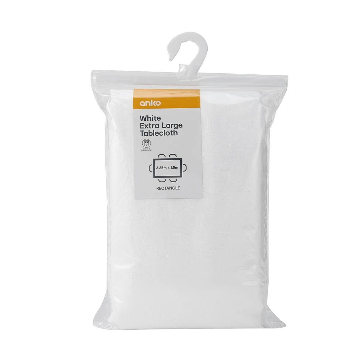 3 White Extra Large Tablecloth, 3 of 5
