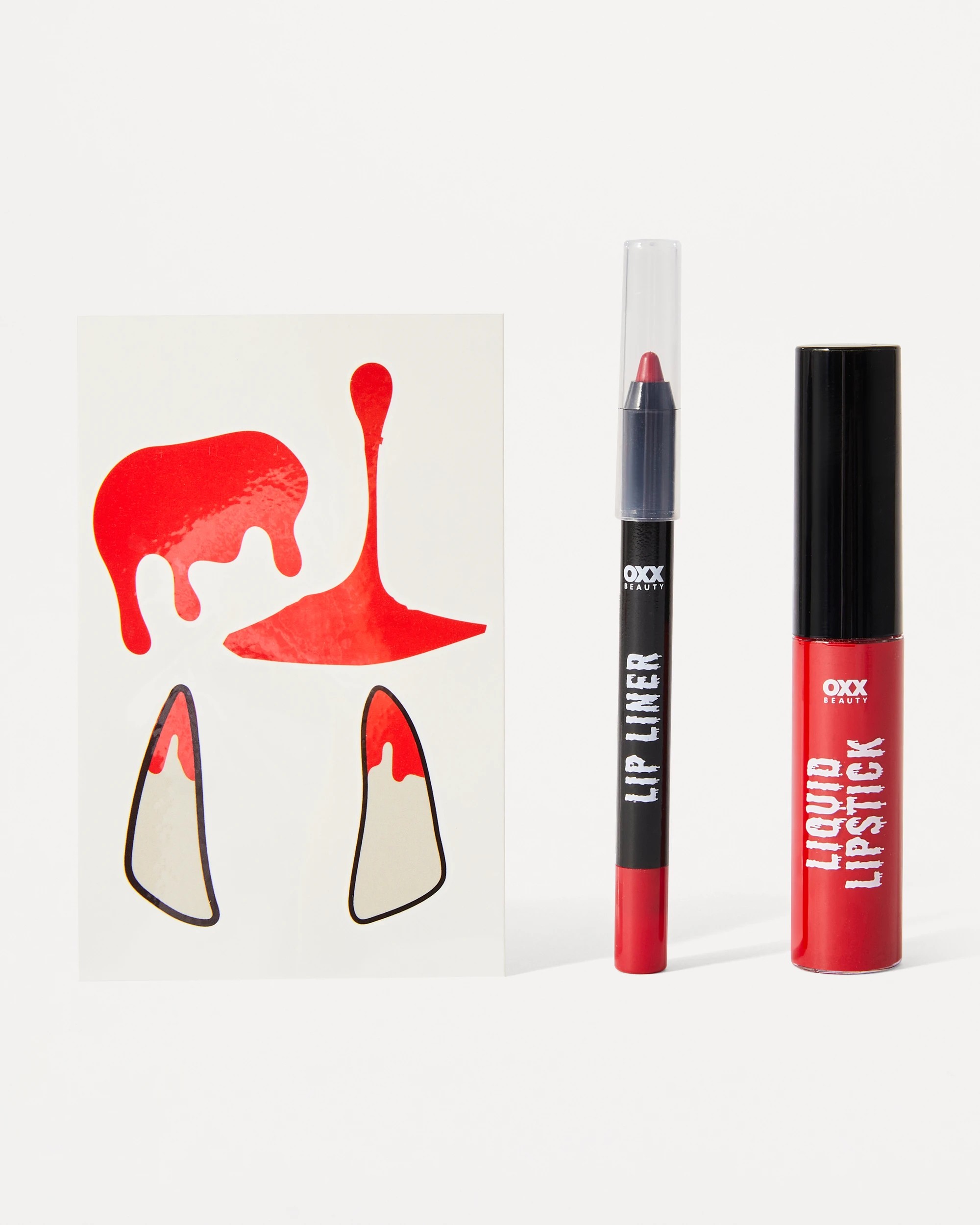 2 OXX Beauty 6 Piece Halloween Vampire Lip Kit, 2 of 7