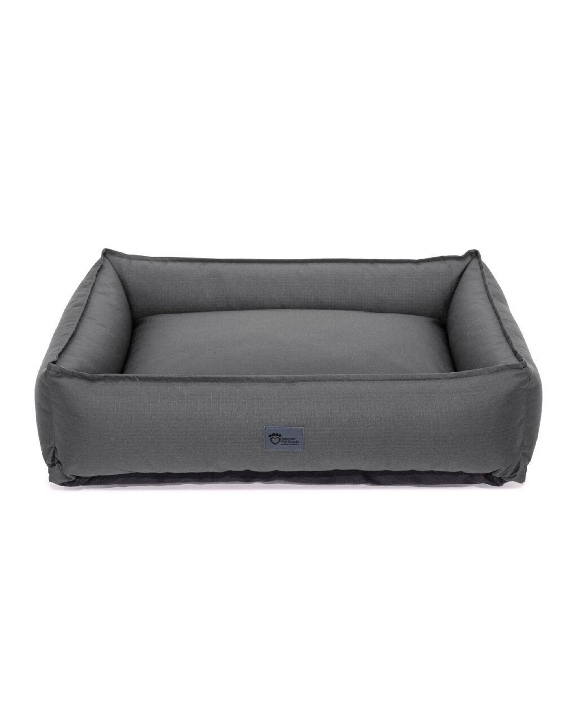 7 Superior Pet Plus Ripstop Durable Dog Lounger Bed Jungle Grey Large 116cm - Grey, 7 of 10
